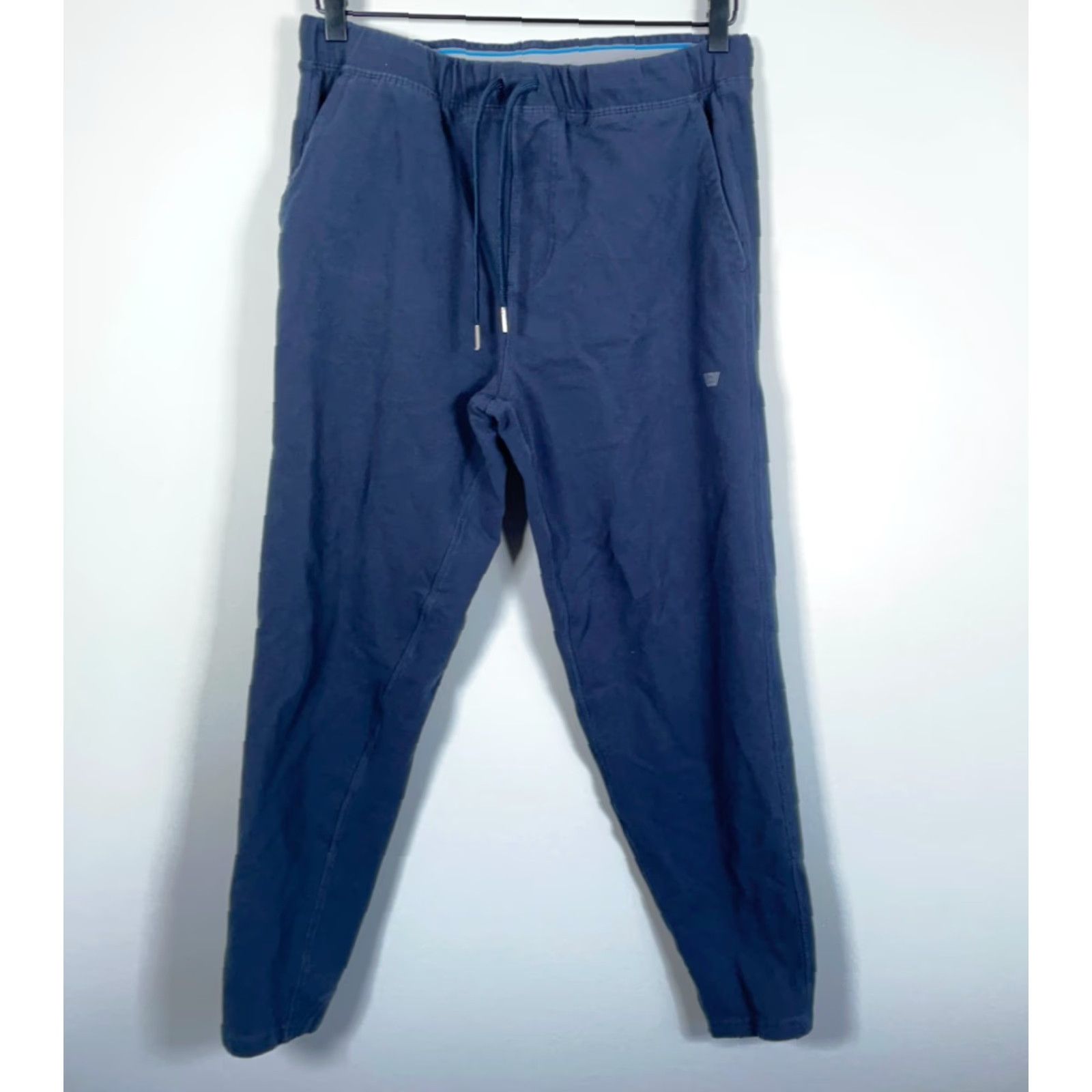 Vintage VINTAGE Mack Weldon Ace Sweatpants Mens Medium Dark Blue Drawstring Joggers Size US 31 - 2 Thumbnail