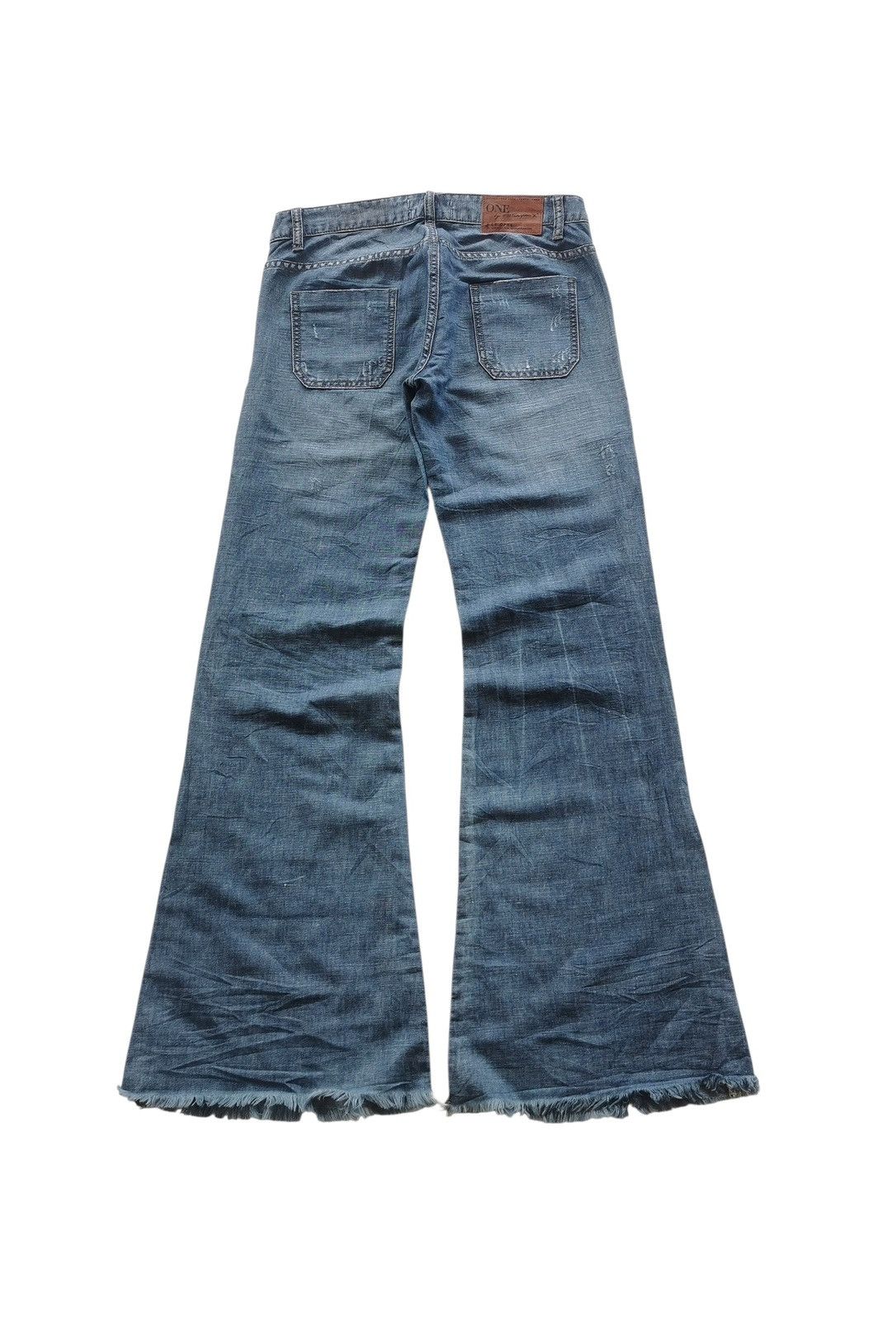If Six Was Nine LE CATS LOWWAIST WIDE FLARE LEG STYLE LGB IF6WASNINE 🟦 Size 30" / US 8 / IT 44 - 3 Thumbnail