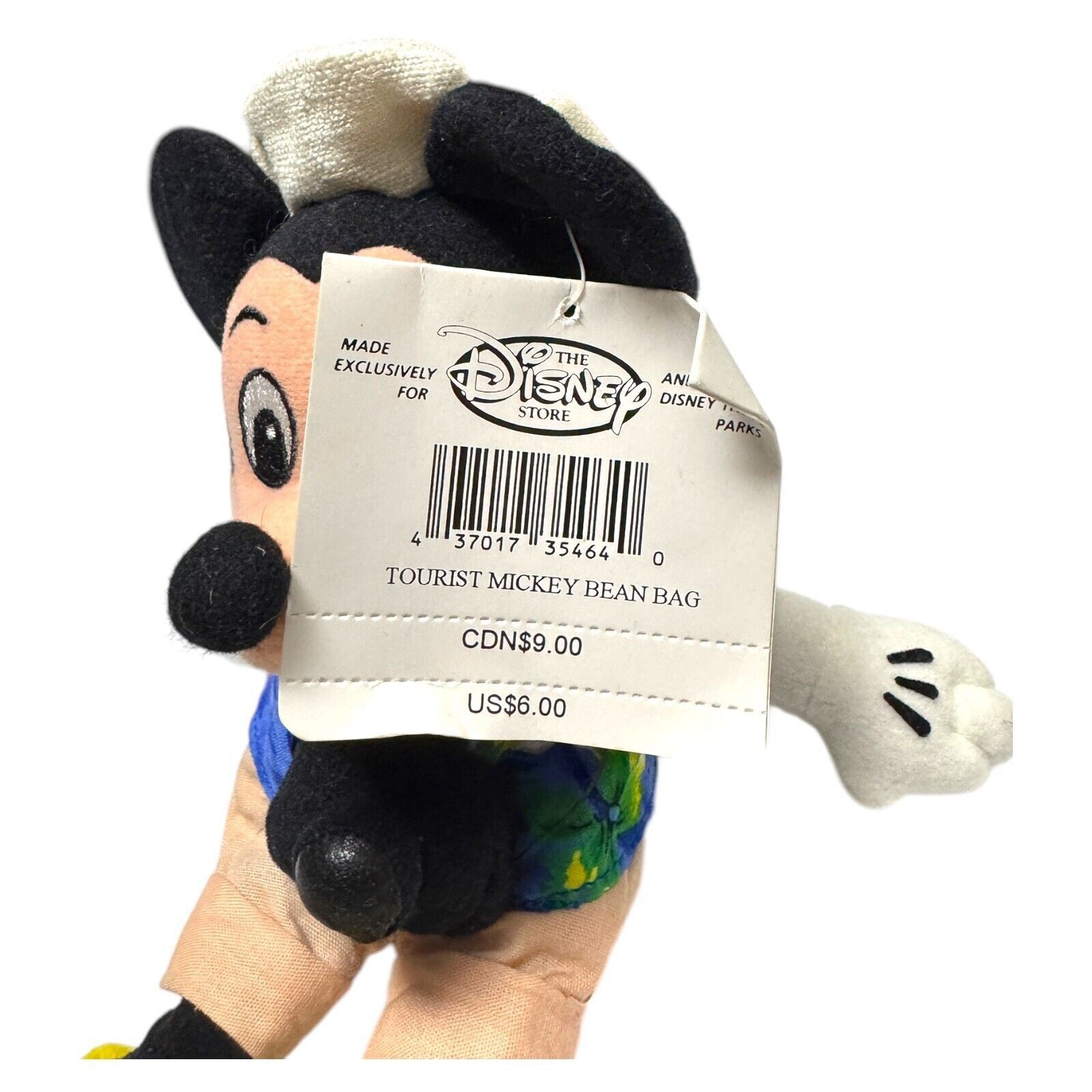 Disney NWT 90s Disney Store TOURIST MICKEY Deadstock Vintage Beanie Size ONE SIZE - 5 Thumbnail