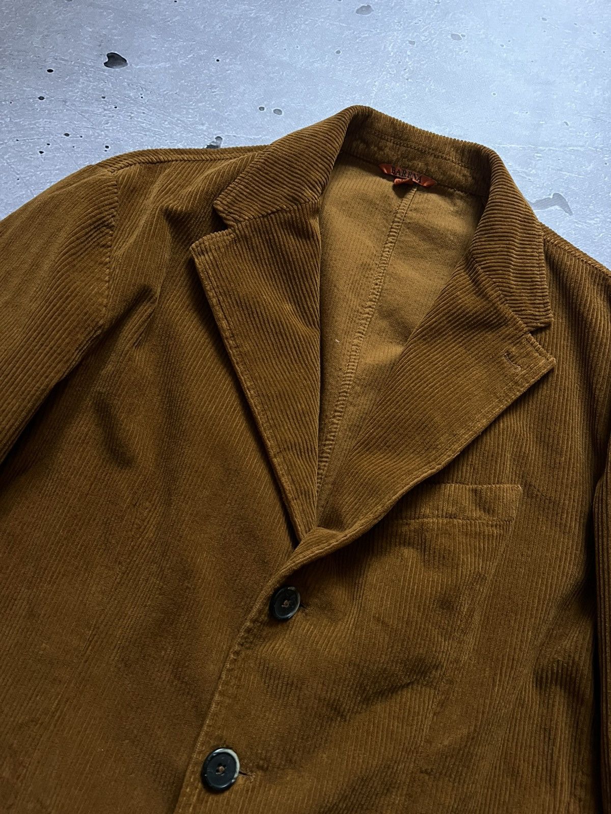 Barena BARENA Blazer Brown Corduroy Tailored Jacket Size 54 Size 44R - 3 Thumbnail