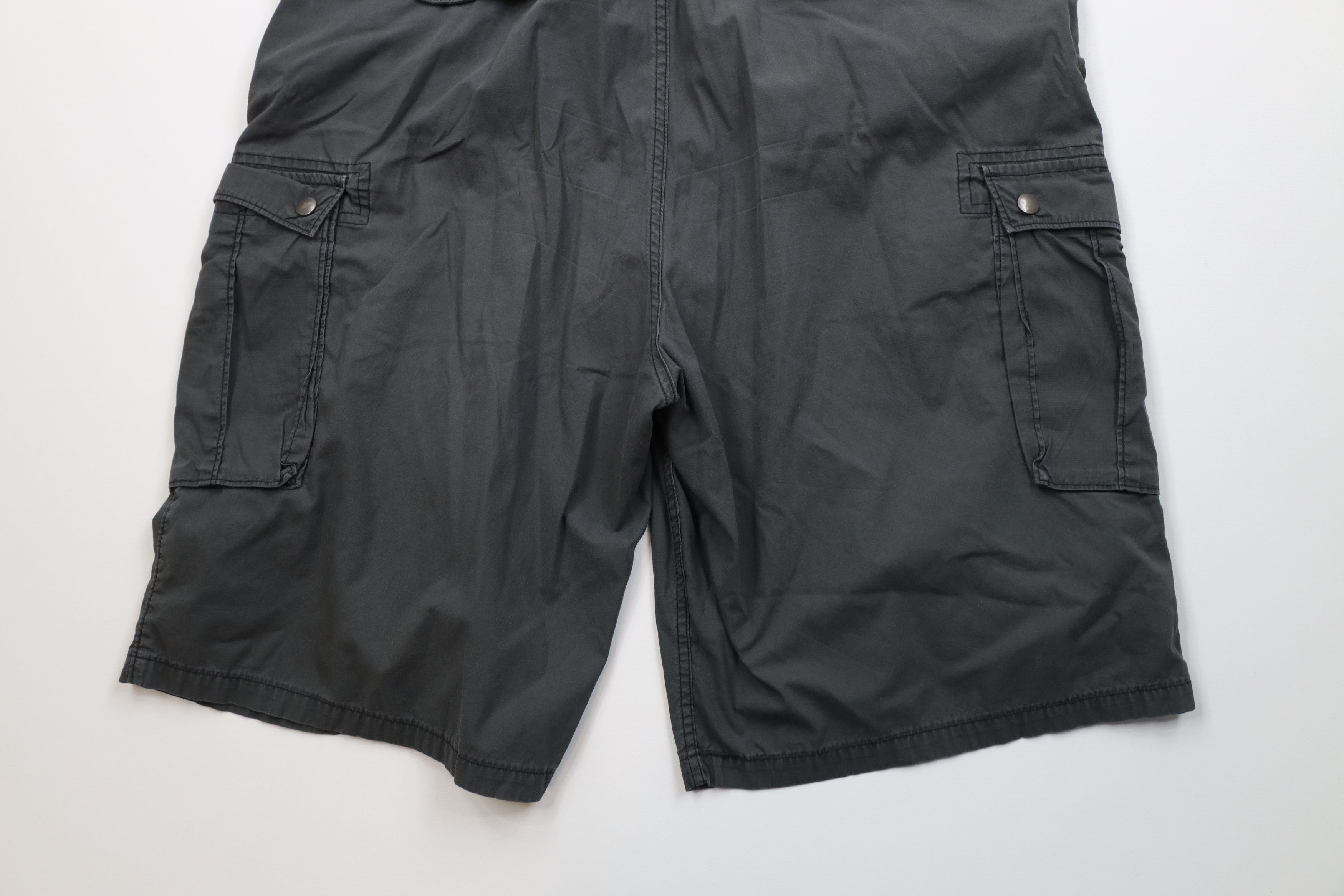 Levi's Vintage Y2K Levis Baggy Fit Cargo Shorts Gray Cotton Size US 40 / EU 56 - 11 Thumbnail
