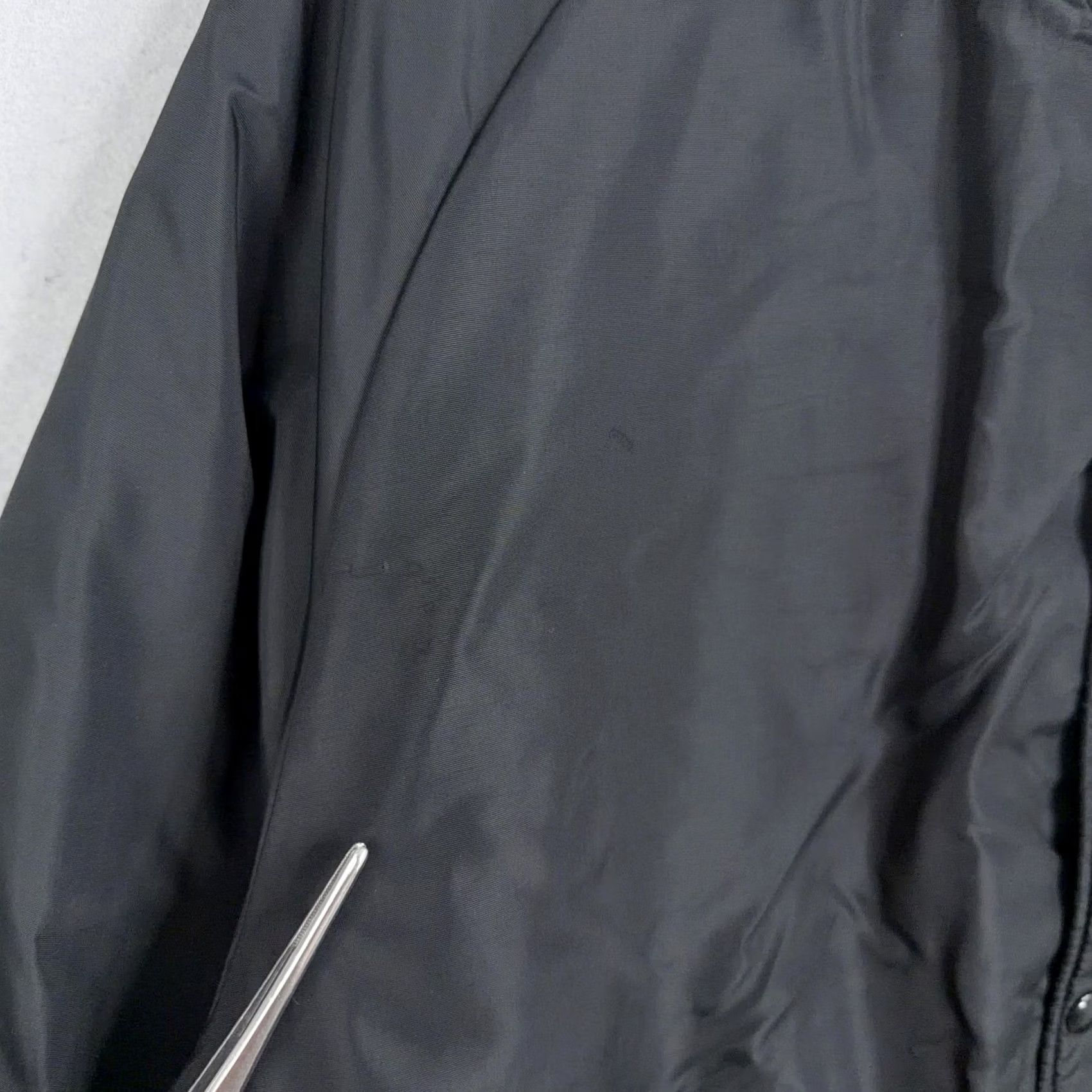 Dunbrooke VINTAGE Dunbrooke Satin Varsity Jacket XL Black Mens 90s L'Anse Creuse North USA Size US XL / EU 56 / 4 - 5 Thumbnail