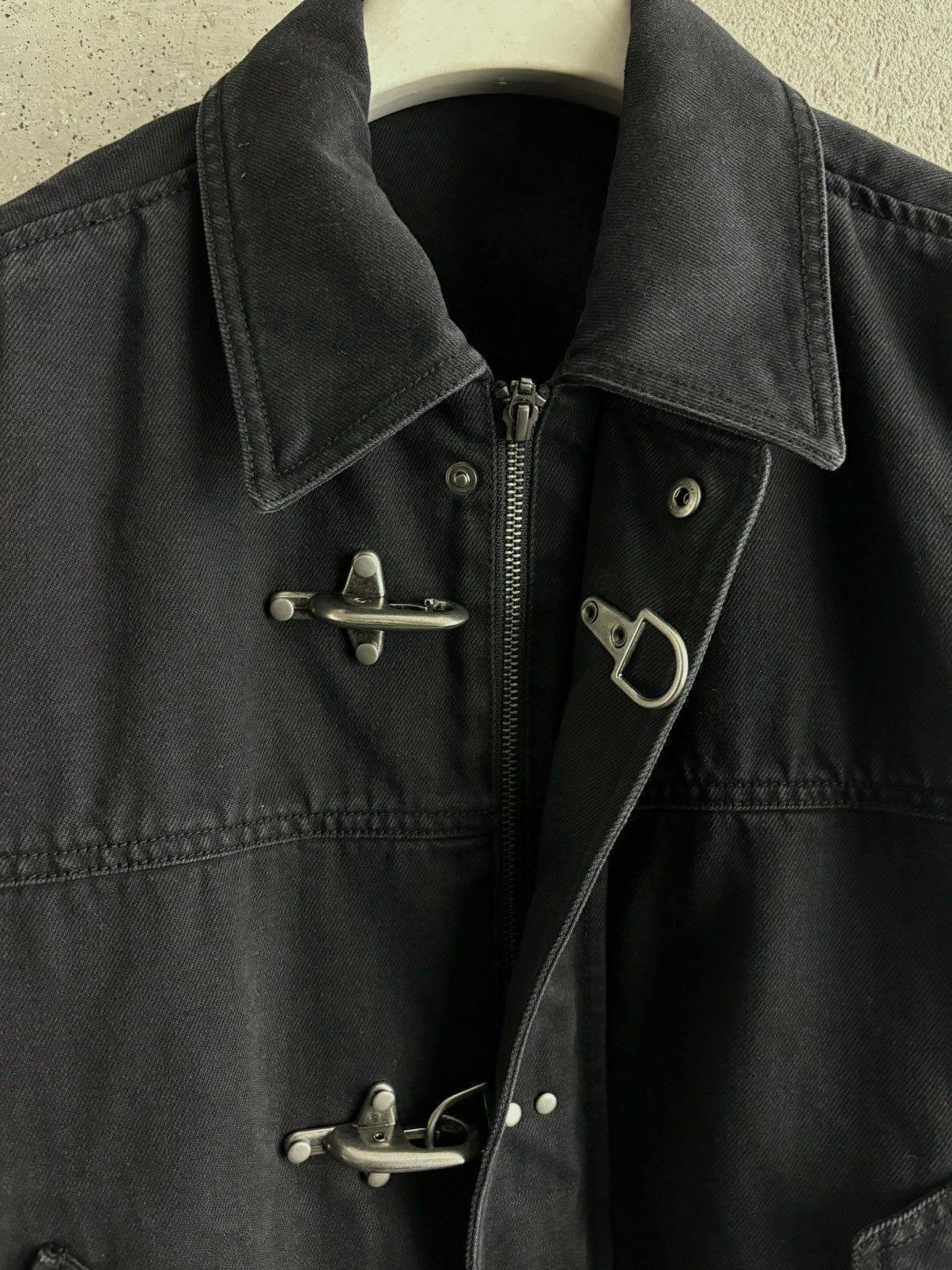 Japanese Brand Black denim jacket | Coor Size US S / EU 44-46 / 1 - 3 Thumbnail