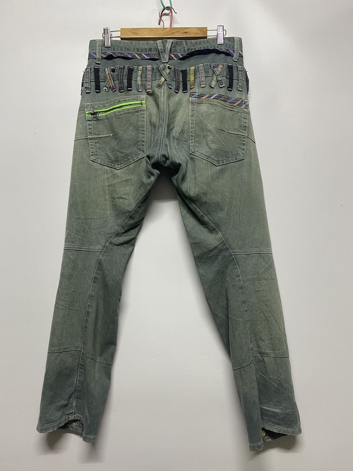 Hysteric Glamour × Japanese Brand BreathMin Double Waist Japanese Punk Pant Size US 32 / EU 48 - 2 Thumbnail