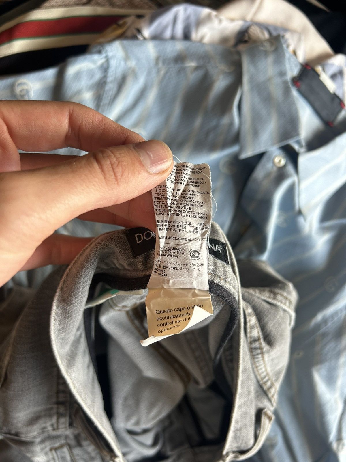 Dolce & Gabbana Grey Distressed Jeans Size US 36 / EU 52 - 18 Thumbnail