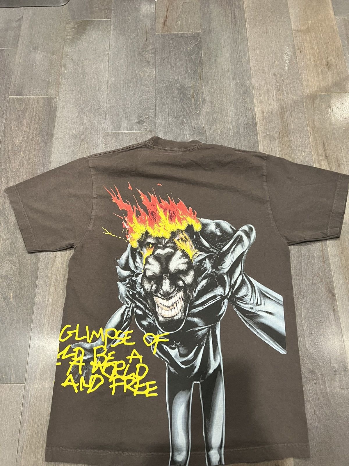 Travis Scott Travis Scott Utopia “Glimpse of Utopia” T-Shirt Brown Size US M / EU 48-50 / 2 - 2 Thumbnail