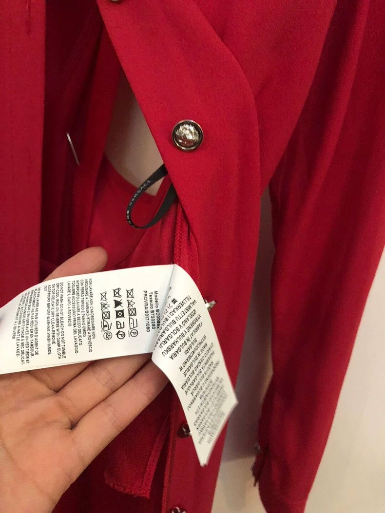 Versace Versace Trench coat backless slit trench coat cardigan dre Size S / US 4 / IT 40 - 6 Thumbnail