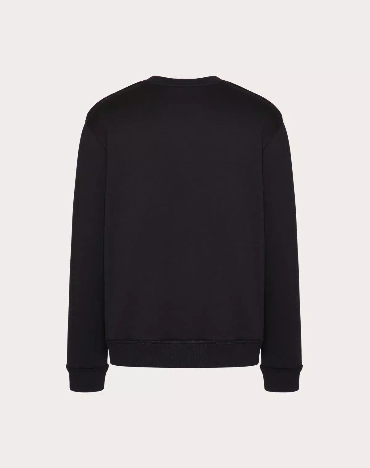 Valentino oc11z0625 Cotton Crewneck Sweatshirt in Black Size US S / EU 44-46 / 1 - 2 Thumbnail