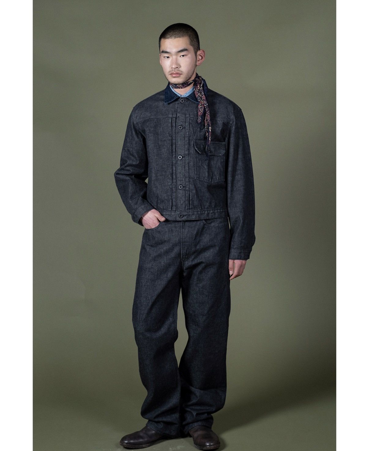 Kapital Kapital 14oz Black Denim 1ST Jacket SIZE 3 Size US L / EU 52-54 / 3 - 8 Thumbnail