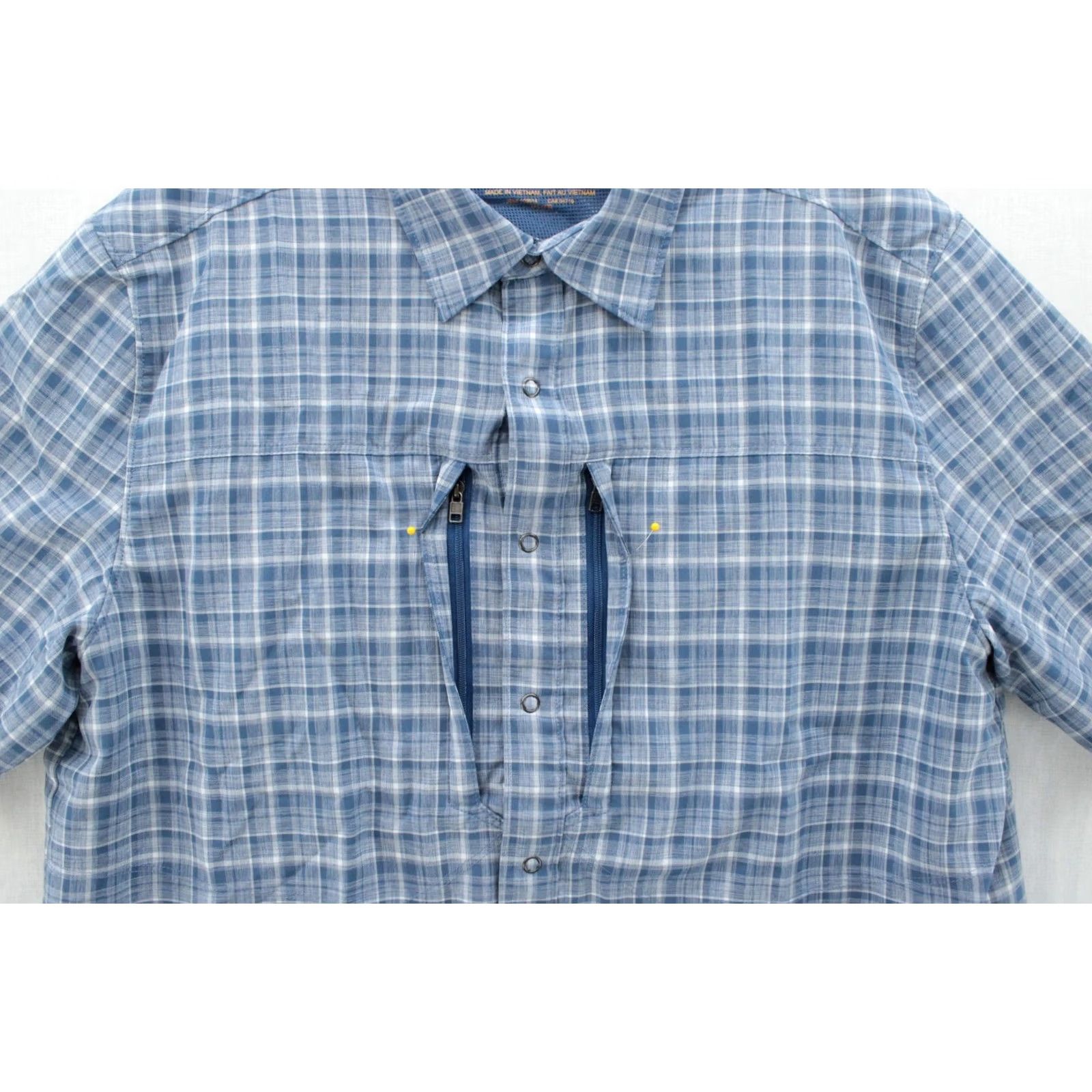 Vintage 5.11 Tactical Series Shirt Mens M Blue Plaid Short Sleeve Snap Up Prepper Mens Shirt Size US M / EU 48-50 / 2 - 3 Thumbnail