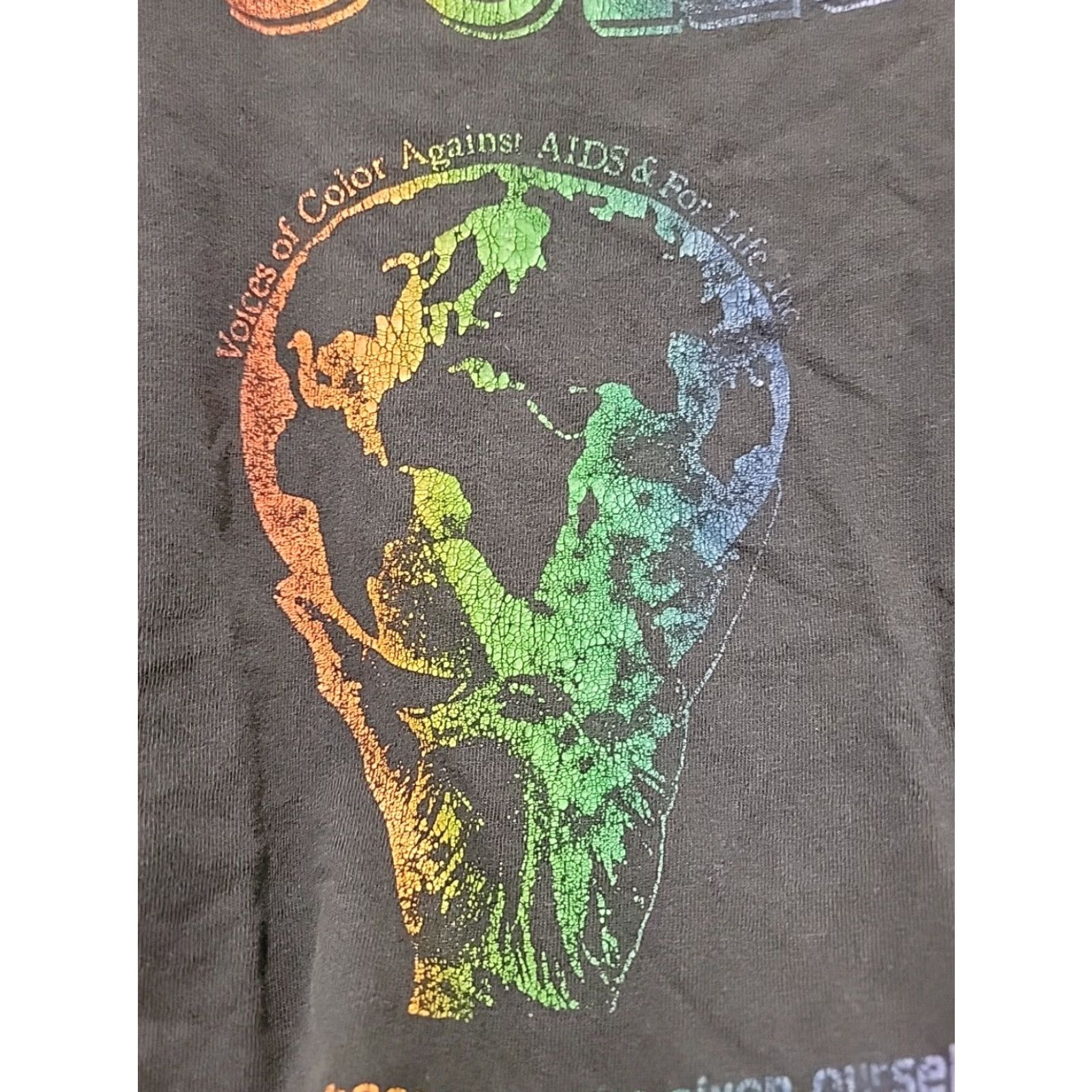 Fruit Of The Loom VINTAGE Fruit of the Loom Shirt Mens L Black Crew Neck Short Sleeve Art Graphic 1980s Escher-Style? Size US L / EU 52-54 / 3 - 3 Thumbnail