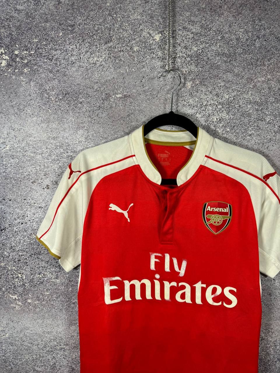 Puma × Vintage Vintage Arsenal 2015/16 Puma Soccer Jersey Blokcore Small Size US S / EU 44-46 / 1 - 4 Thumbnail