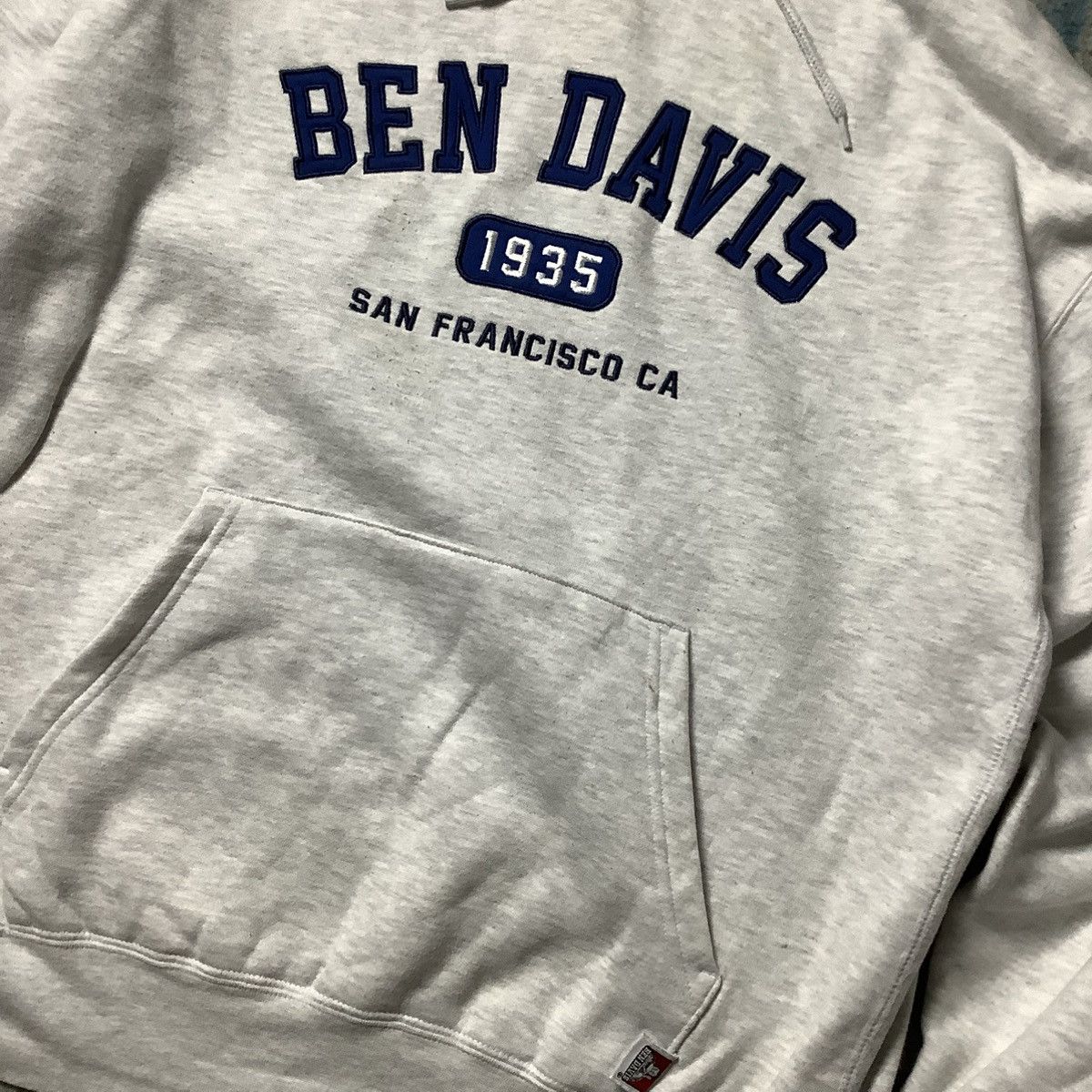 Ben Davis × Vintage 90s Ben Davis Boxy Hoodie Vintage Size US XL / EU 56 / 4 - 3 Thumbnail