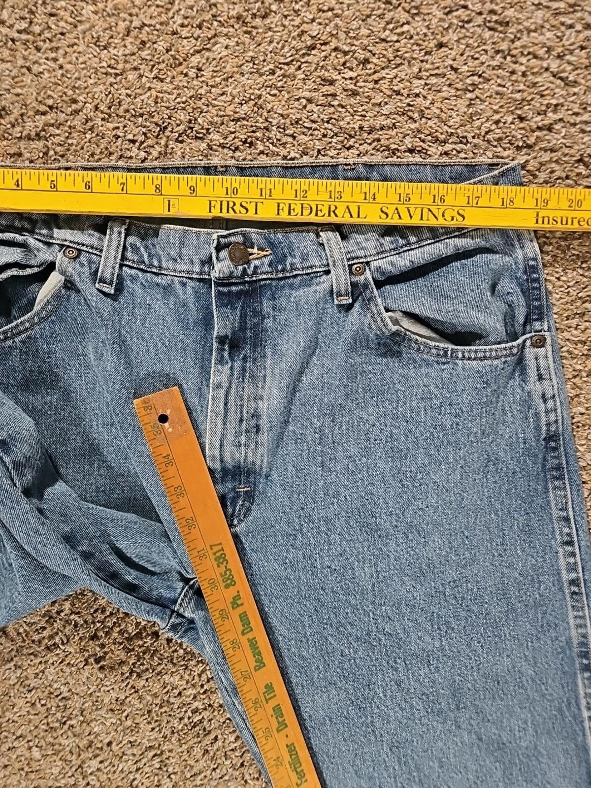 Wrangler Wrangler Blues 38x30 Straight Leg Jeans Size US 38 / EU 54 - 4 Thumbnail