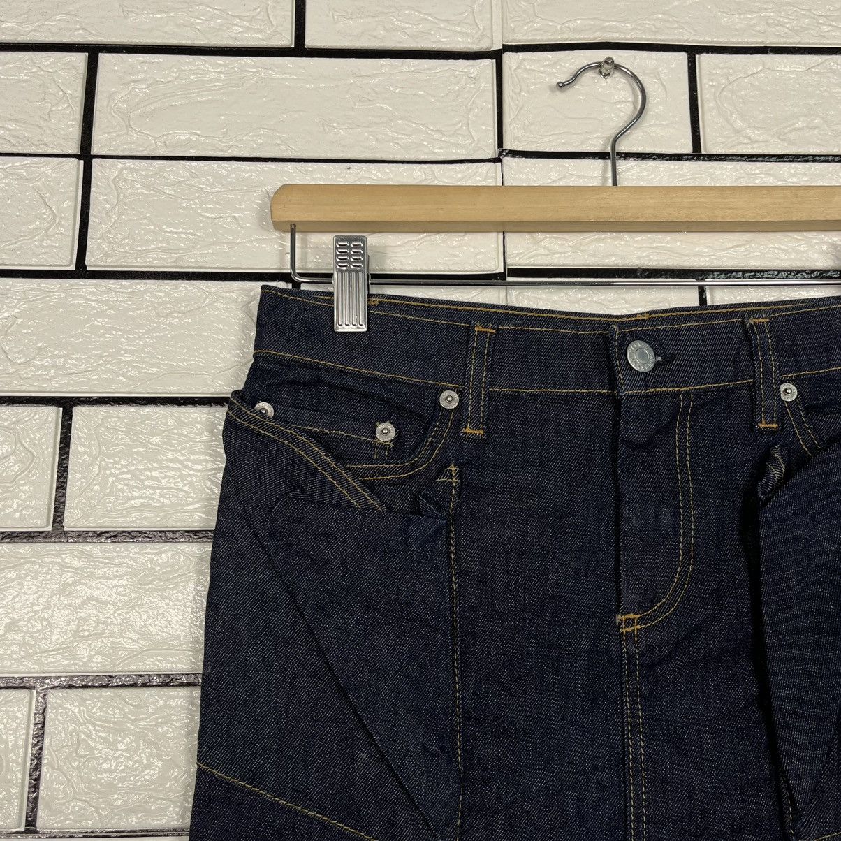 Japanese Brand Vintage Helmut Lang Denim Skirt Size 29" - 4 Thumbnail