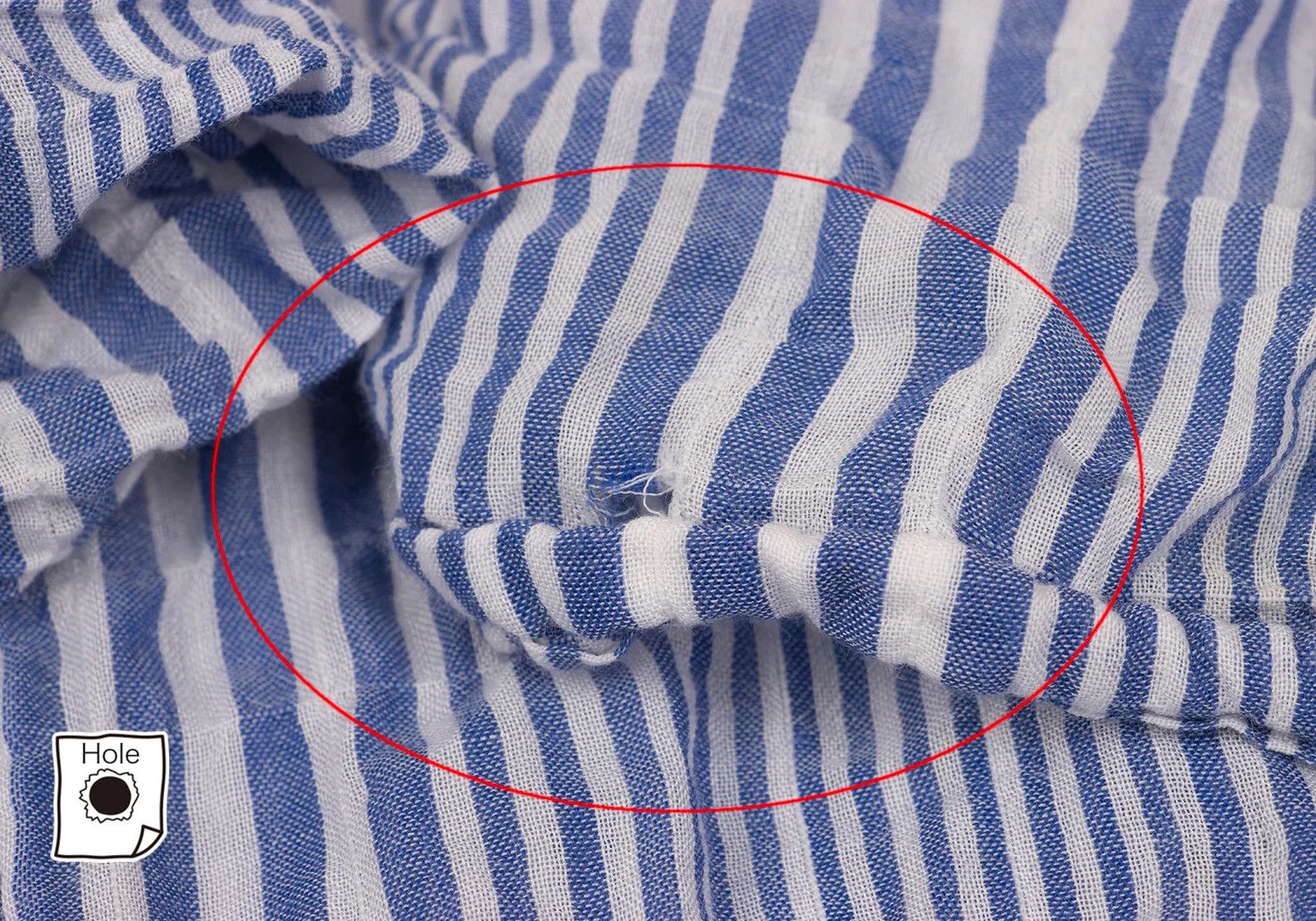 Yohji Yamamoto Yohji Yamamoto Wrinkled Stripe Long Shirt Blue White Size US M / EU 48-50 / 2 - 8 Thumbnail