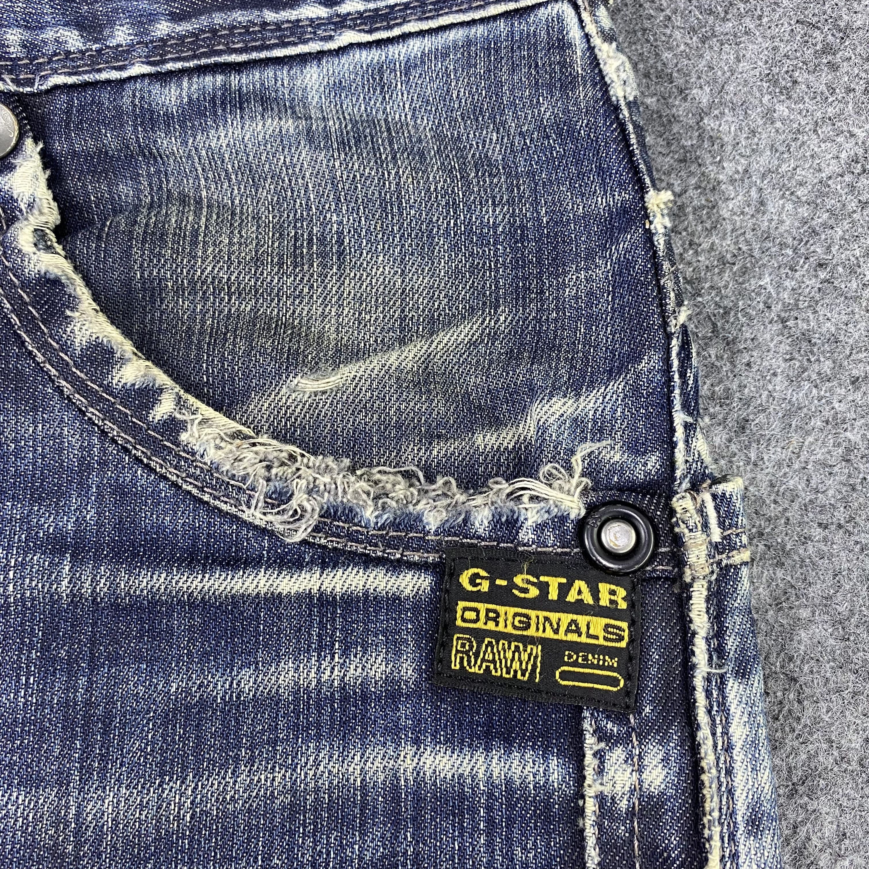 G-Star × Jean × Vintage vintage G Star Raw Denim-J1187 Size US 32 / EU 48 - 8 Thumbnail