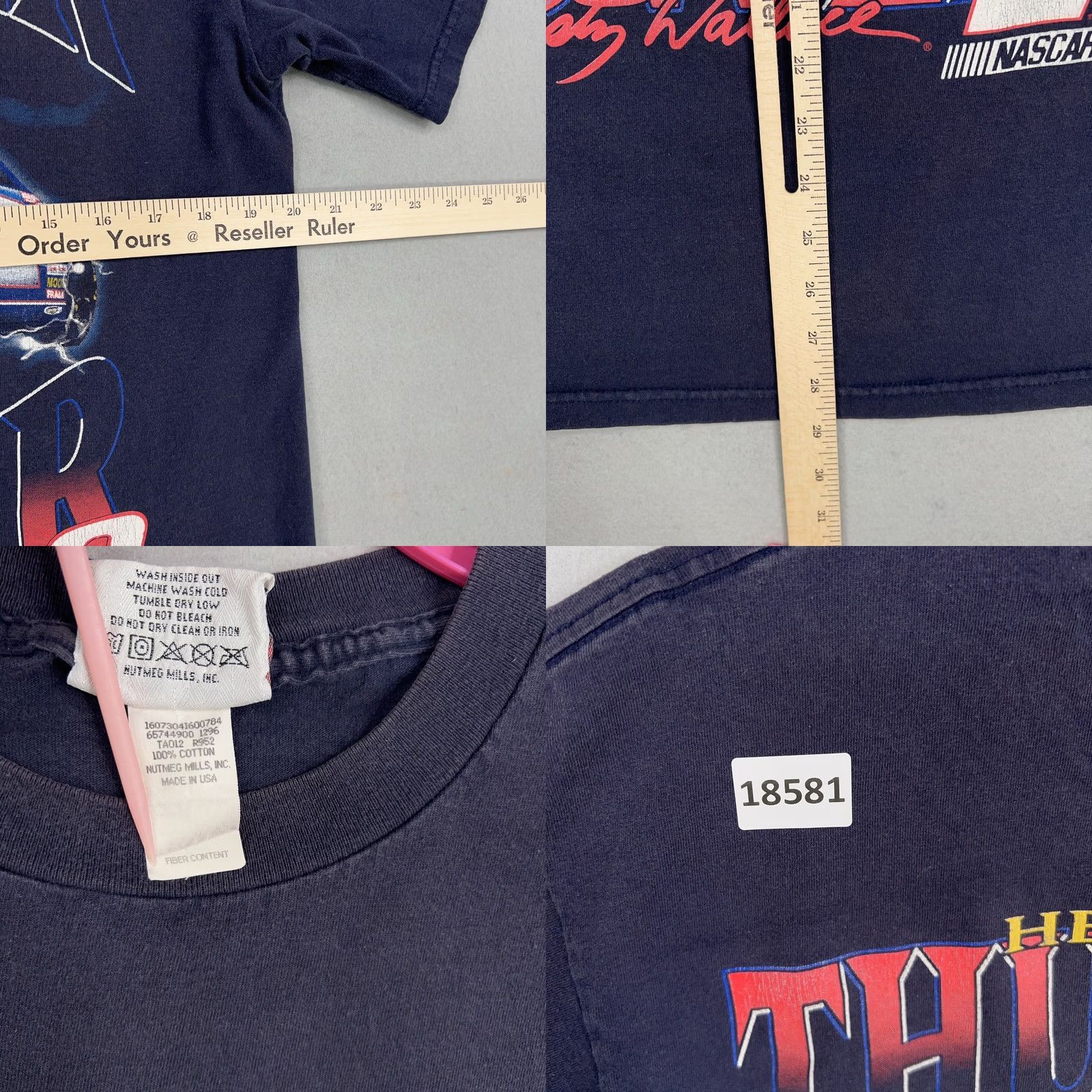 Chase Authentics Vintage Nutmeg NASCAR Rusty Wallace Miller Thunder Lightning Shirt Mens Medium Size US M / EU 48-50 / 2 - 9 Thumbnail