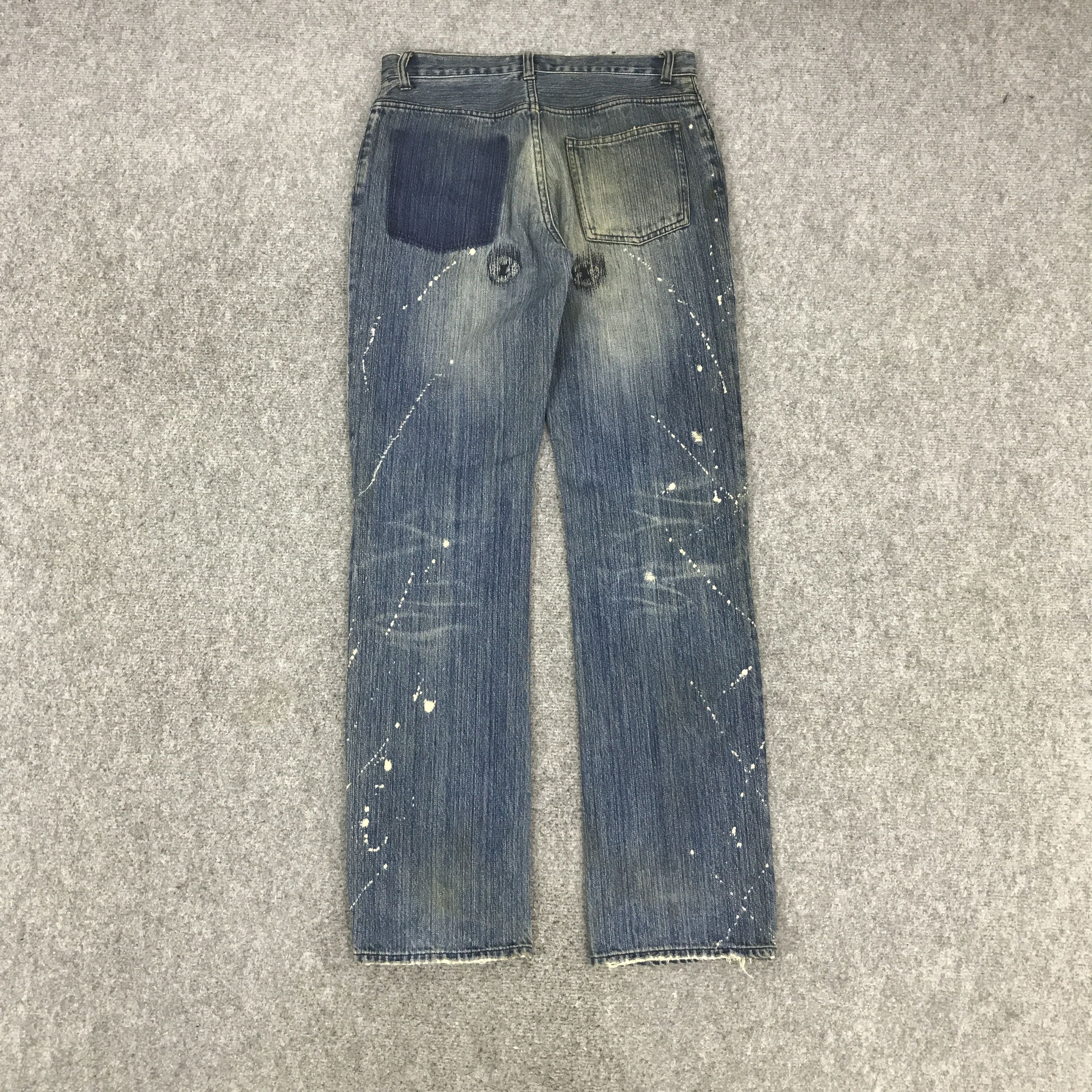 Japanese Brand ZEEROSAIL DESIGN STYLE IFSIXWASNINE DENIM PANTSK74B1 Size US 29 - 4 Thumbnail