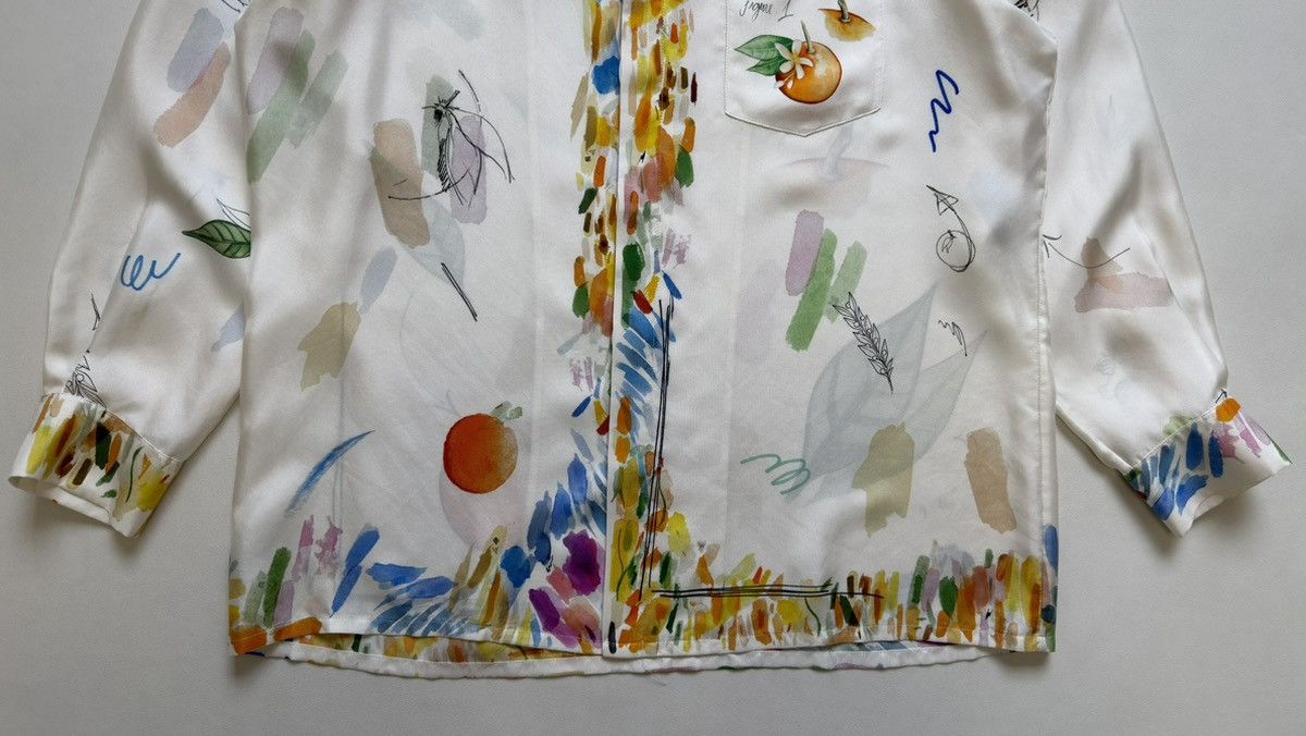 Casablanca Watercolour ‘Work In Progress’ Silk Shirt Size US M / EU 48-50 / 2 - 11 Thumbnail