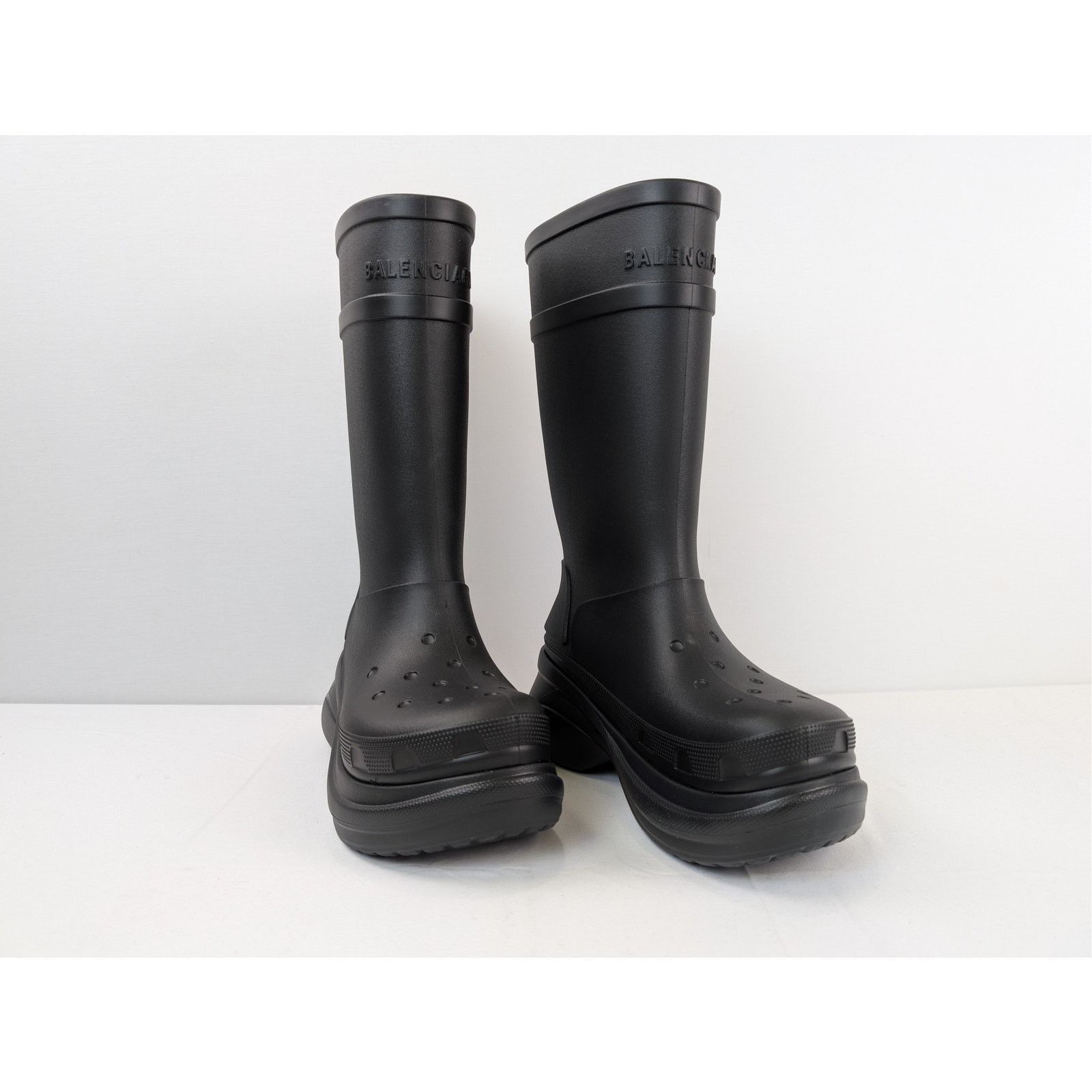 Balenciaga o1rshd1 Crocs Boots in Black Size US 13 / EU 46 - 5 Thumbnail