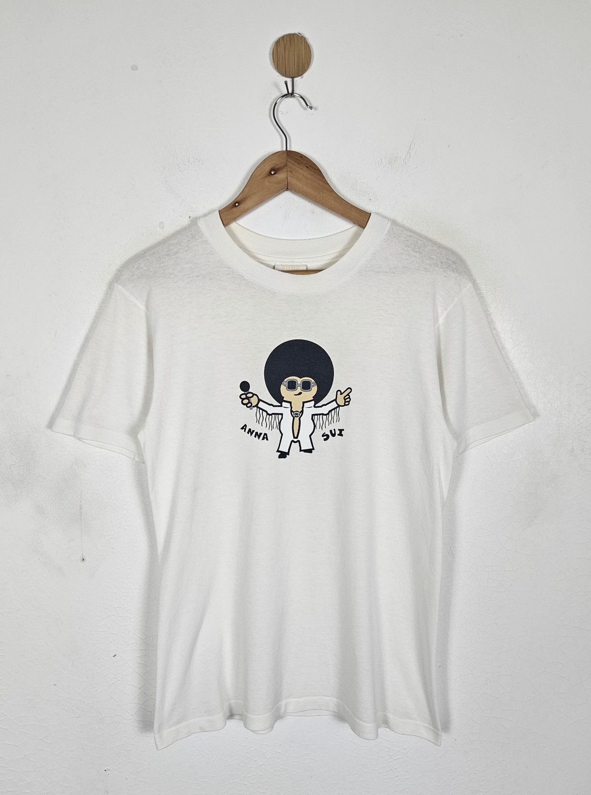 Anna Sui Vintage Anna Sui afro disco stars tee shirt Size XXS / US 00 / IT 34 - 1 Thumbnail