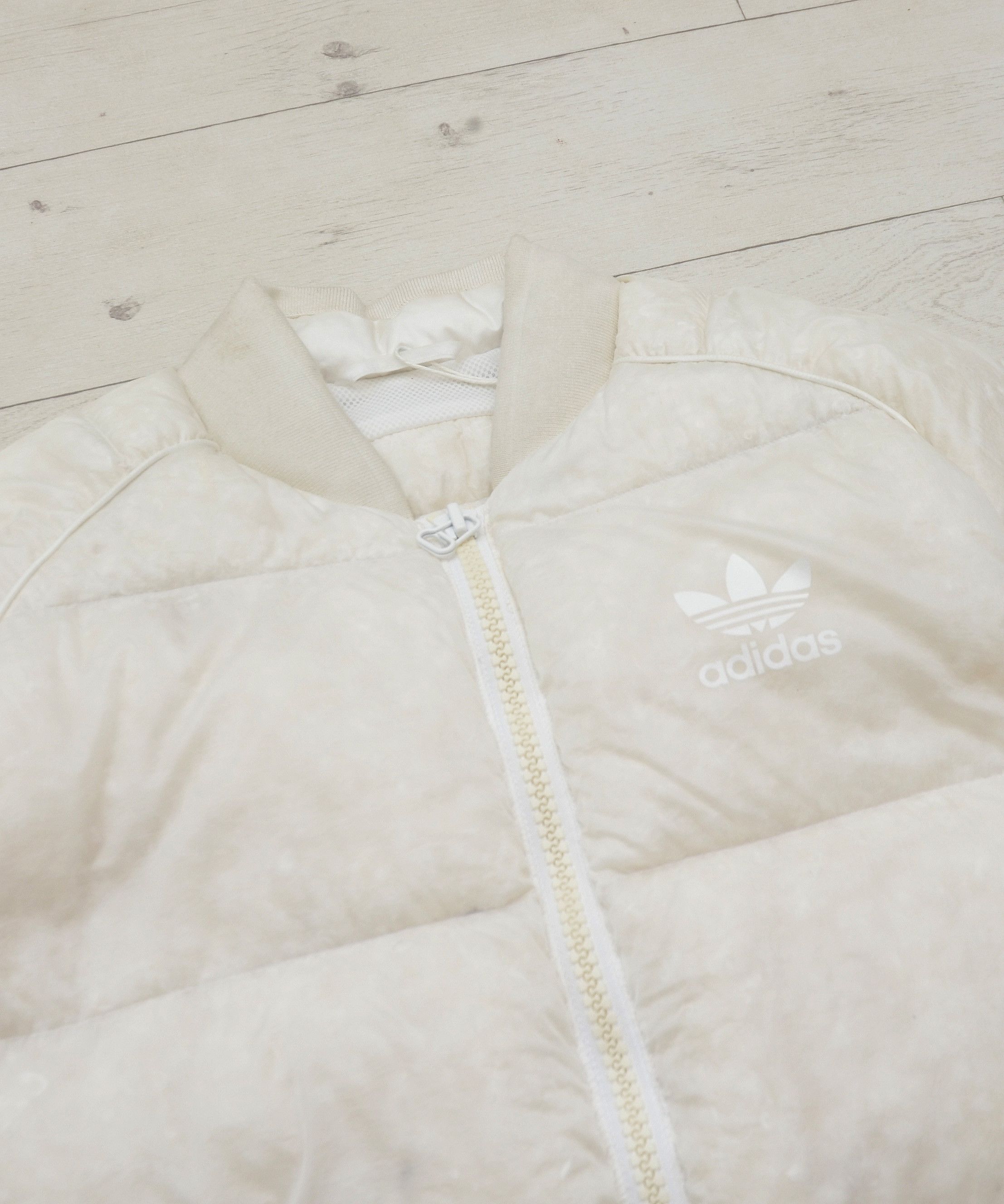 Adidas Adidas SST Pure White Down Puffer Bomber Jacket Winter Size M / US 6-8 / IT 42-44 - 5 Thumbnail