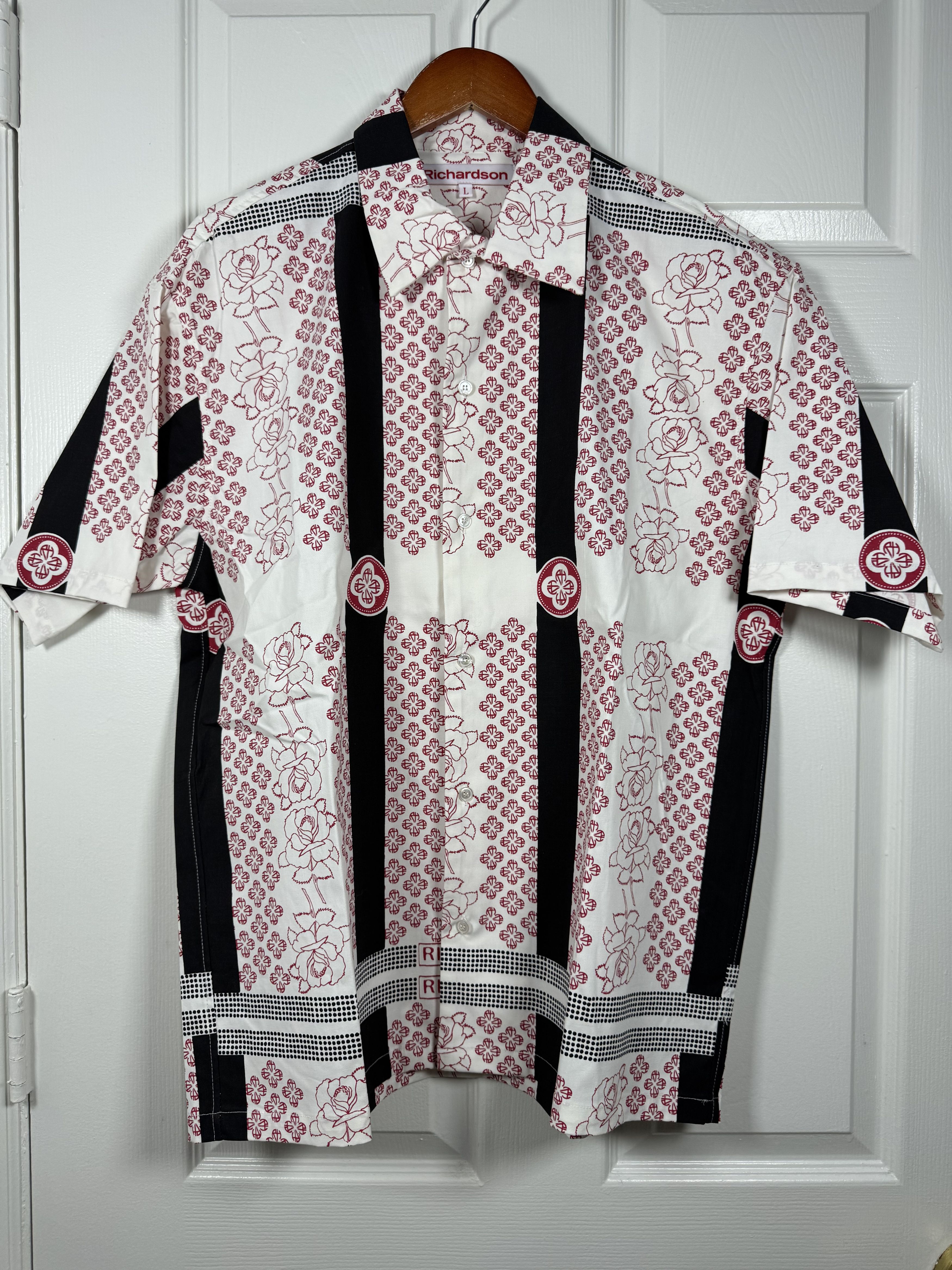 Richardson RH Rose Aloha Shirt Large Made in USA Size US L / EU 52-54 / 3 - 1 Thumbnail