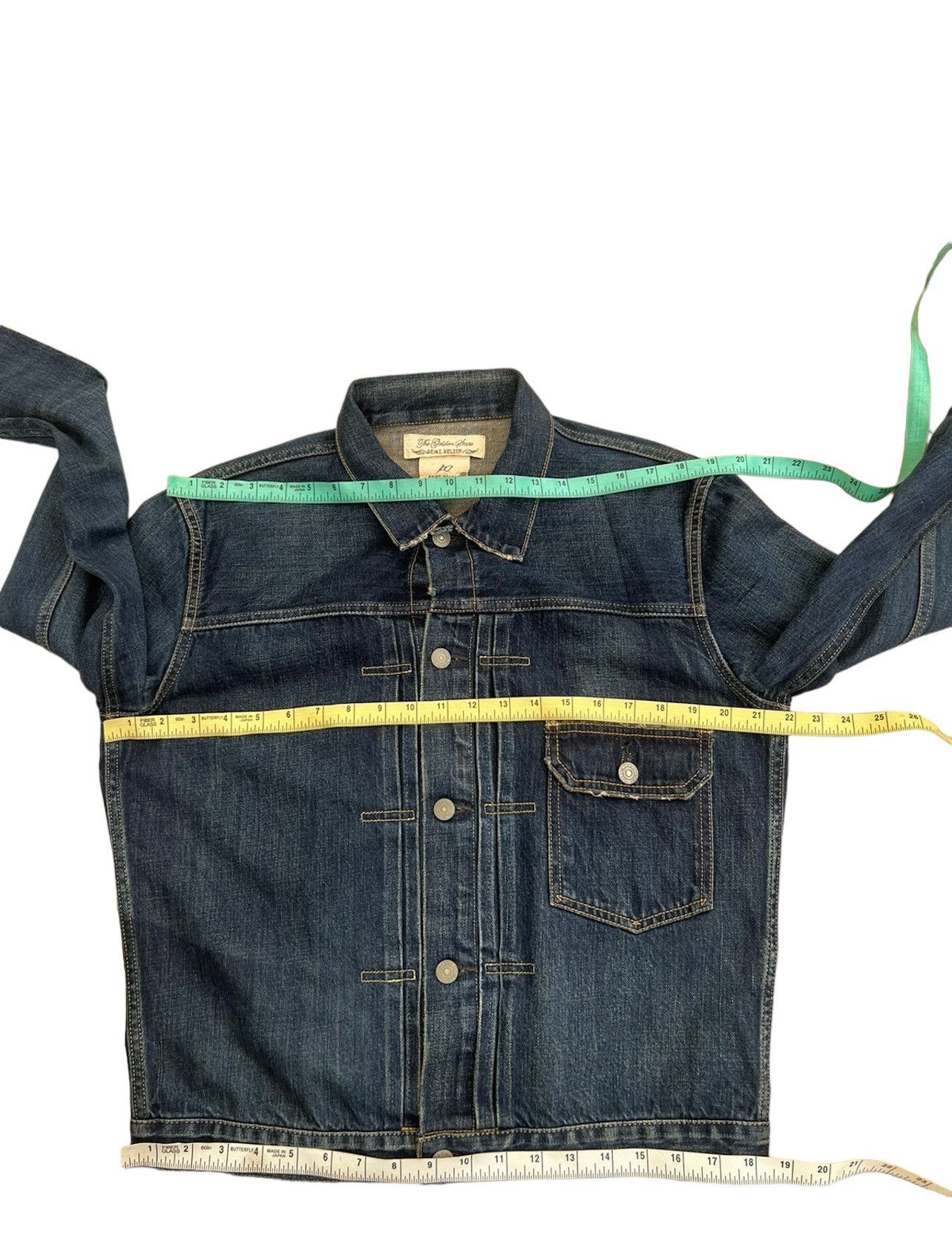 Remi Relief Remi Relief Japan Distress Denim Type 1 Jacket 40s Style Size US M / EU 48-50 / 2 - 3 Thumbnail