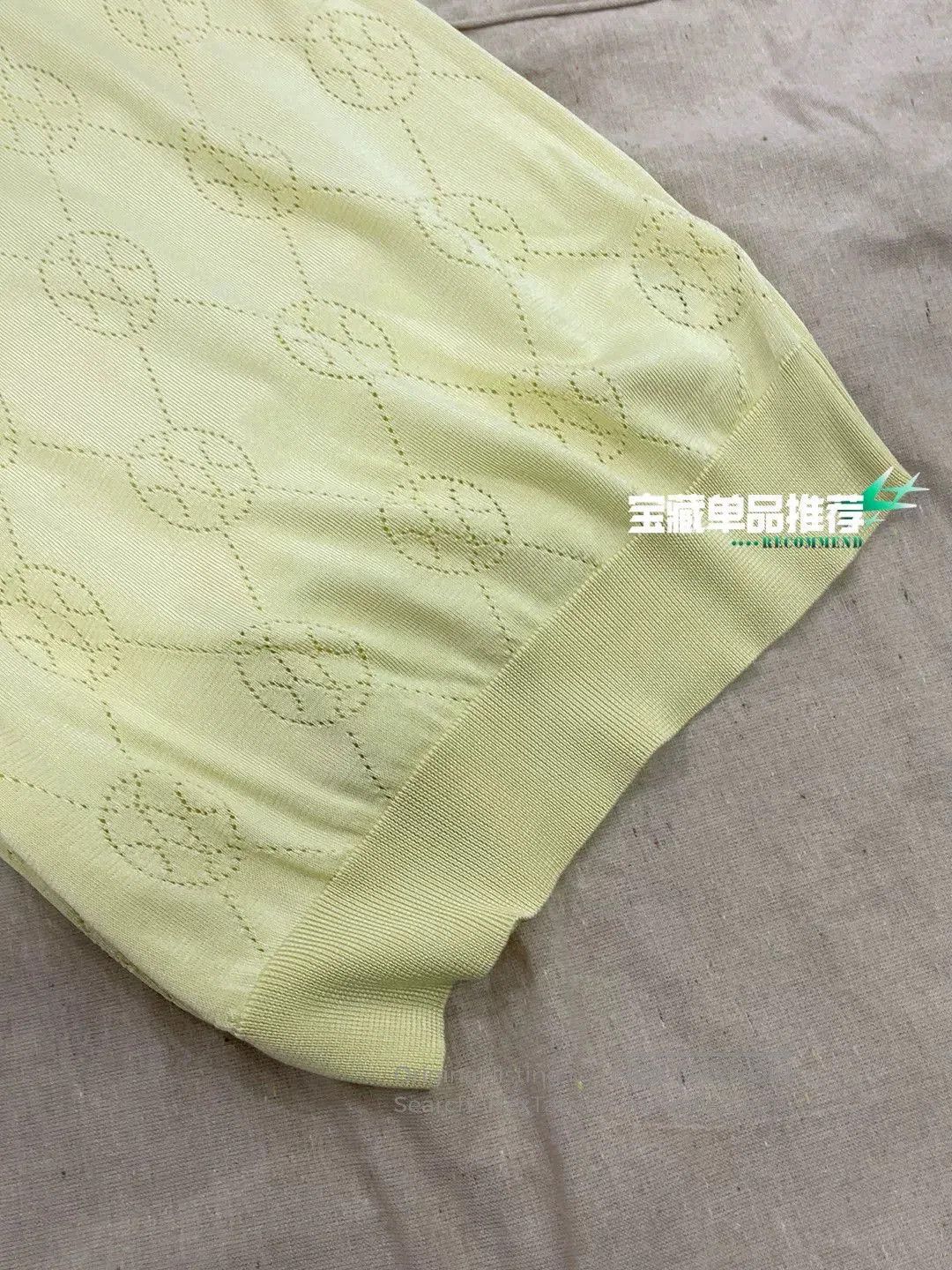 Hermes Hermès Yellow Knit Sweater. Size XS / US 0-2 / IT 36-38 - 6 Thumbnail