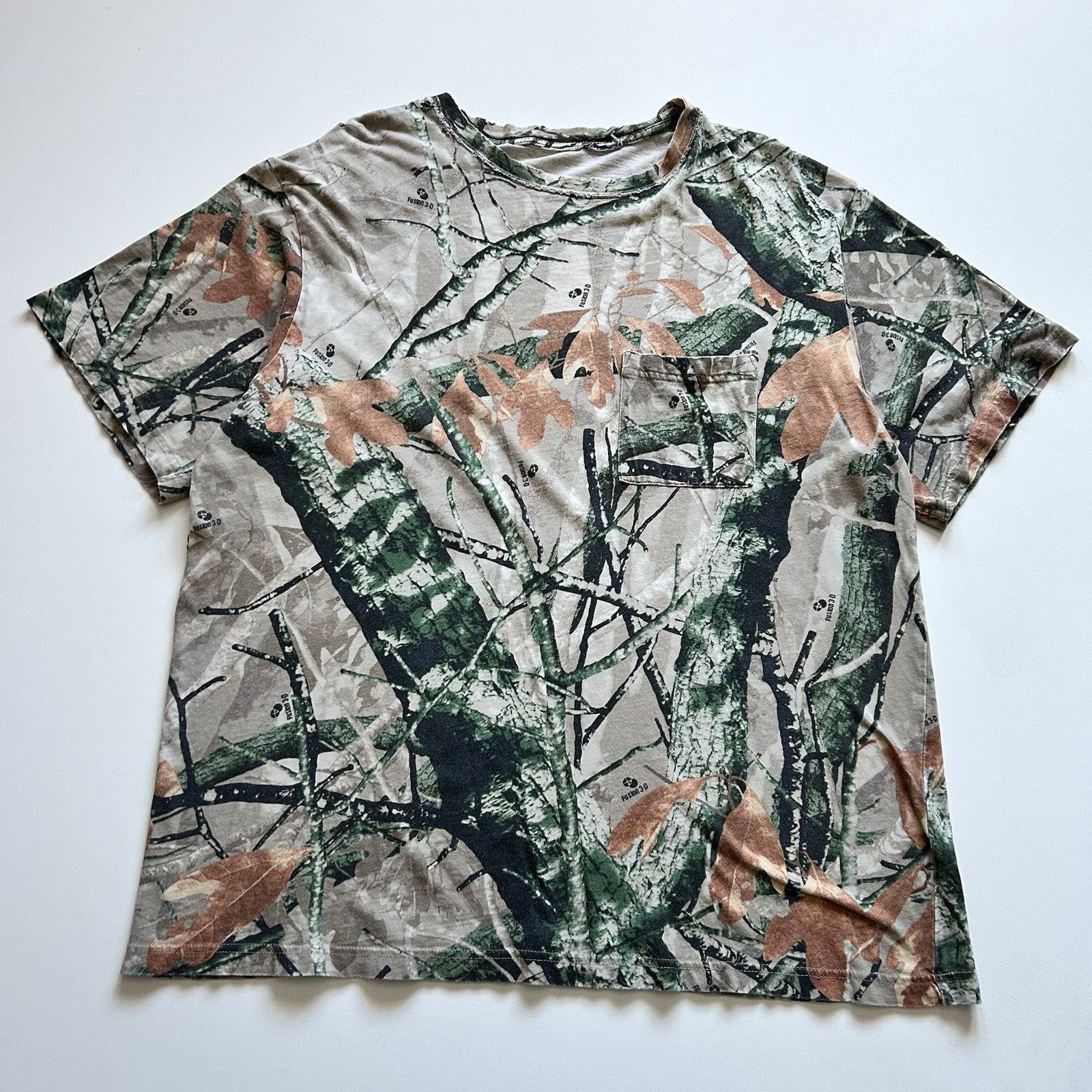Realtree × Vintage Vintage Realtree Pocket T-Shirt XXL Camouflage Distressed Size US XXL / EU 58 / 5 - 1 Thumbnail