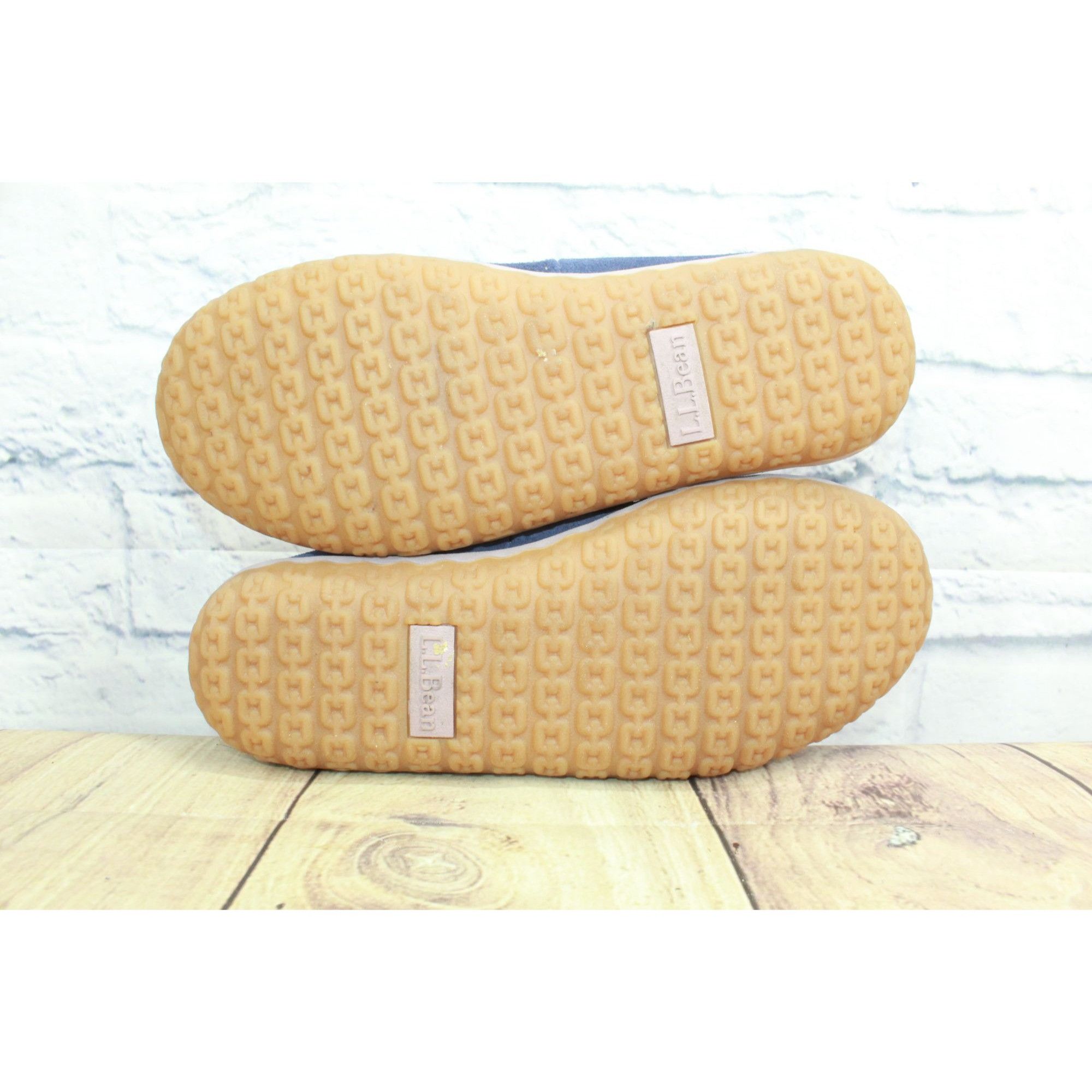 L.L. Bean LL Bean Purple Suede Fleece Lined Mountain Moccasin Slippers Size US 8 / IT 38 - 9 Thumbnail