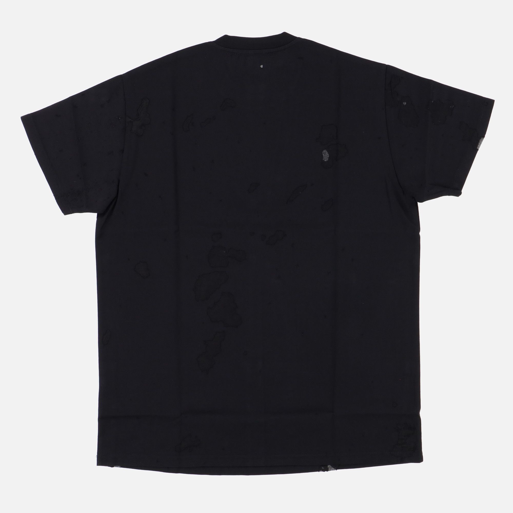Givenchy Black Destroyed Logo Oversized T-Shirt Size US L / EU 52-54 / 3 - 10 Thumbnail