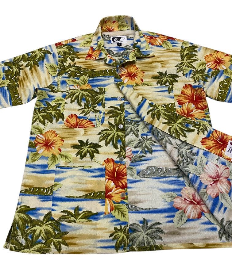 Engineered Garments Engineered Garments Hawaiian Multipocket Shirt Button Ups Size US S / EU 44-46 / 1 - 10 Thumbnail
