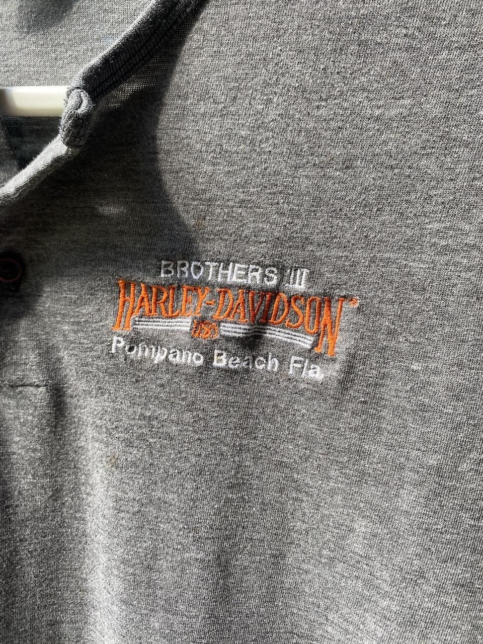 Harley Davidson True Vintage 70’s Grey Harley Davidson Button up Tee Medium Size US M / EU 48-50 / 2 - 4 Thumbnail