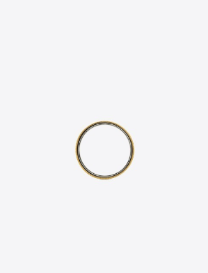 Saint Laurent Paris o1bcso1str0226 Size:10/Tandem Ring in Silver/Golden Size ONE SIZE - 2 Thumbnail