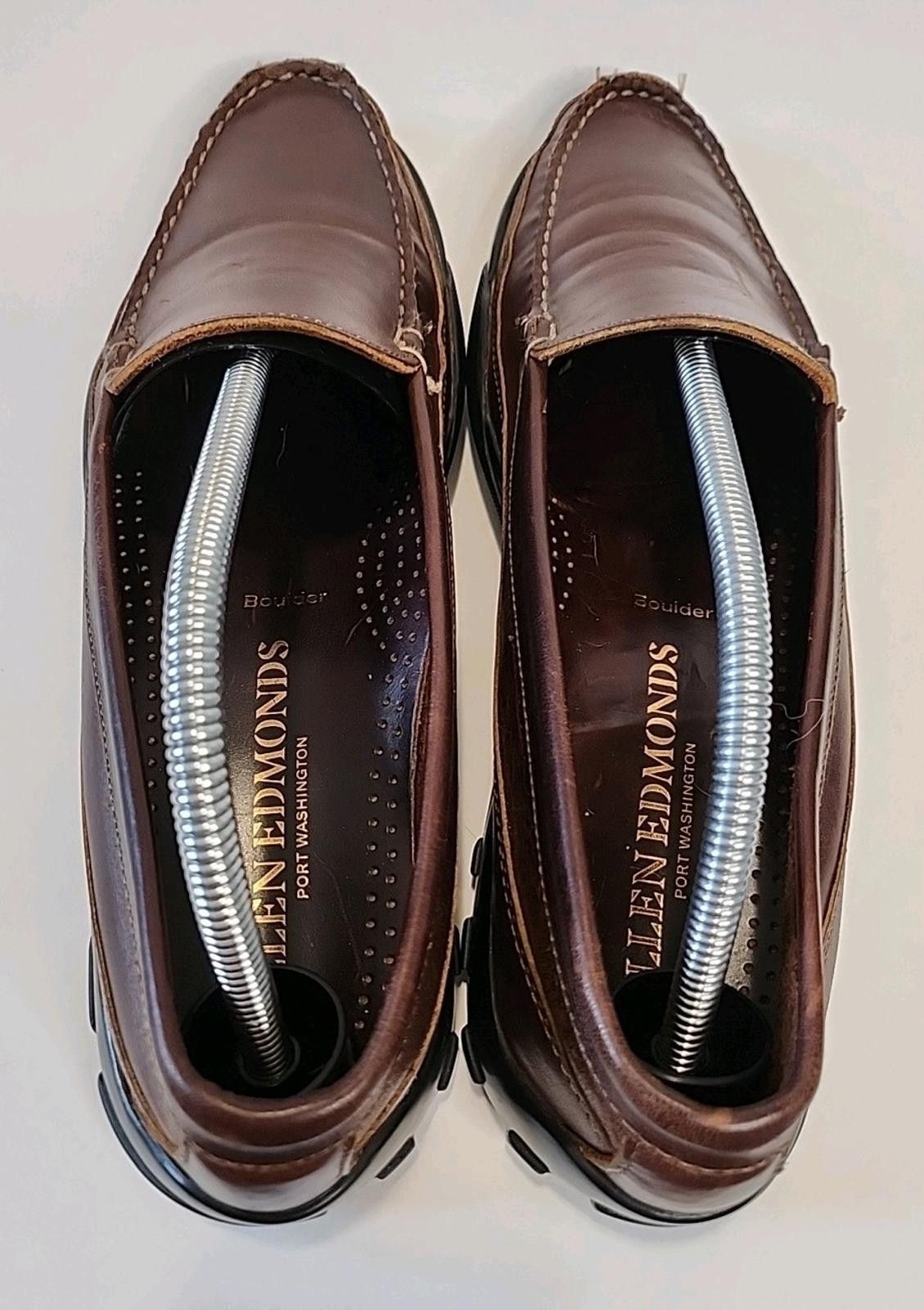 Allen Edmonds Allen Edmonds Boulder Men's US10.5 Brown Leather Moccasin Size US 10.5 / EU 43-44 - 7 Thumbnail