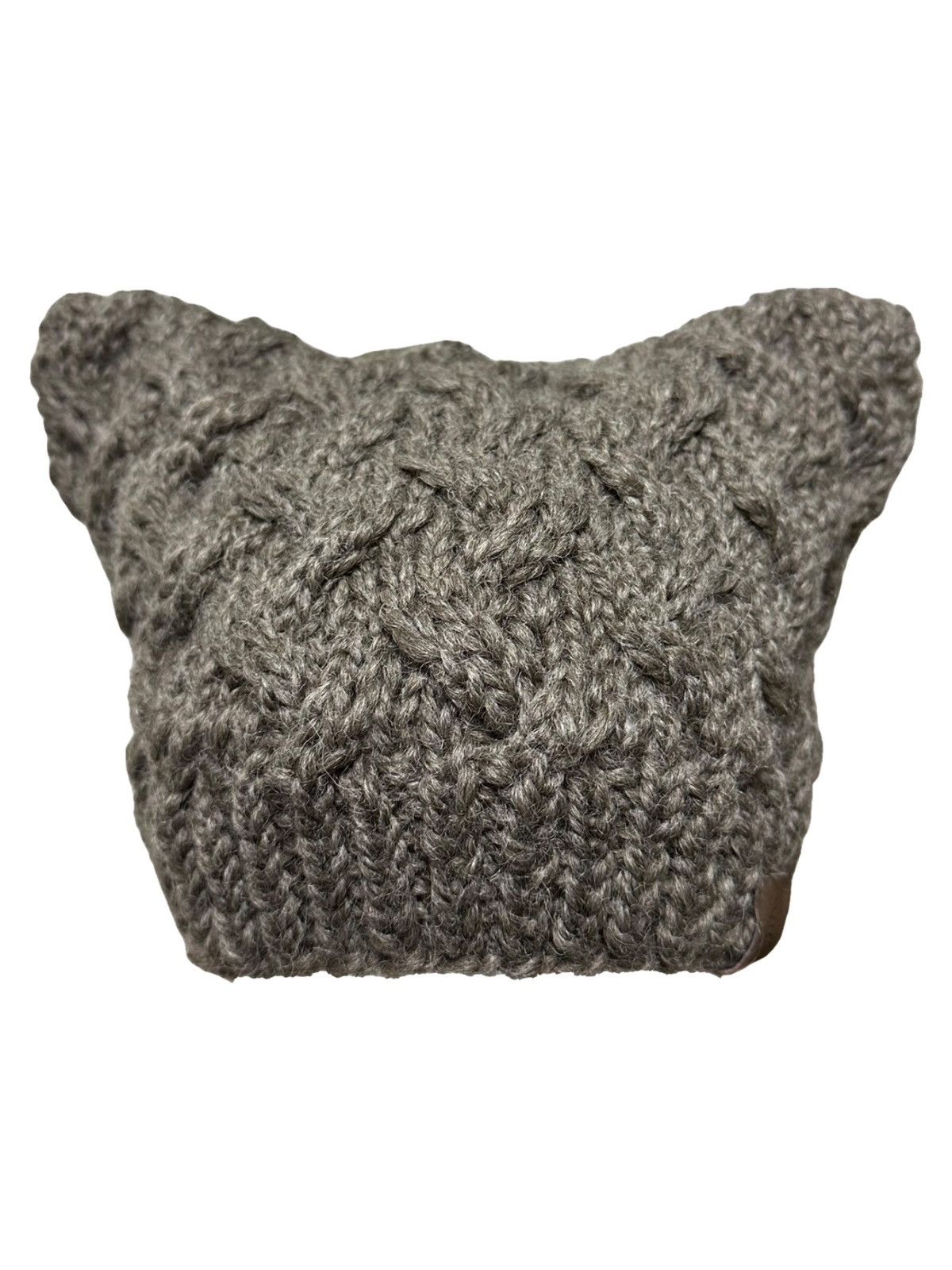 image of Vivienne Westwood Cat Ear Beanie in Brown, Women's