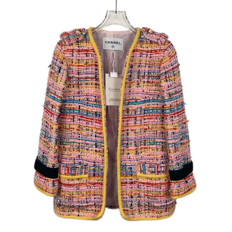 Chanel ChanelPink rainbow tweed woven dress set 2503-Nextarrow Size 4XL / US 24-26 - 1 Thumbnail