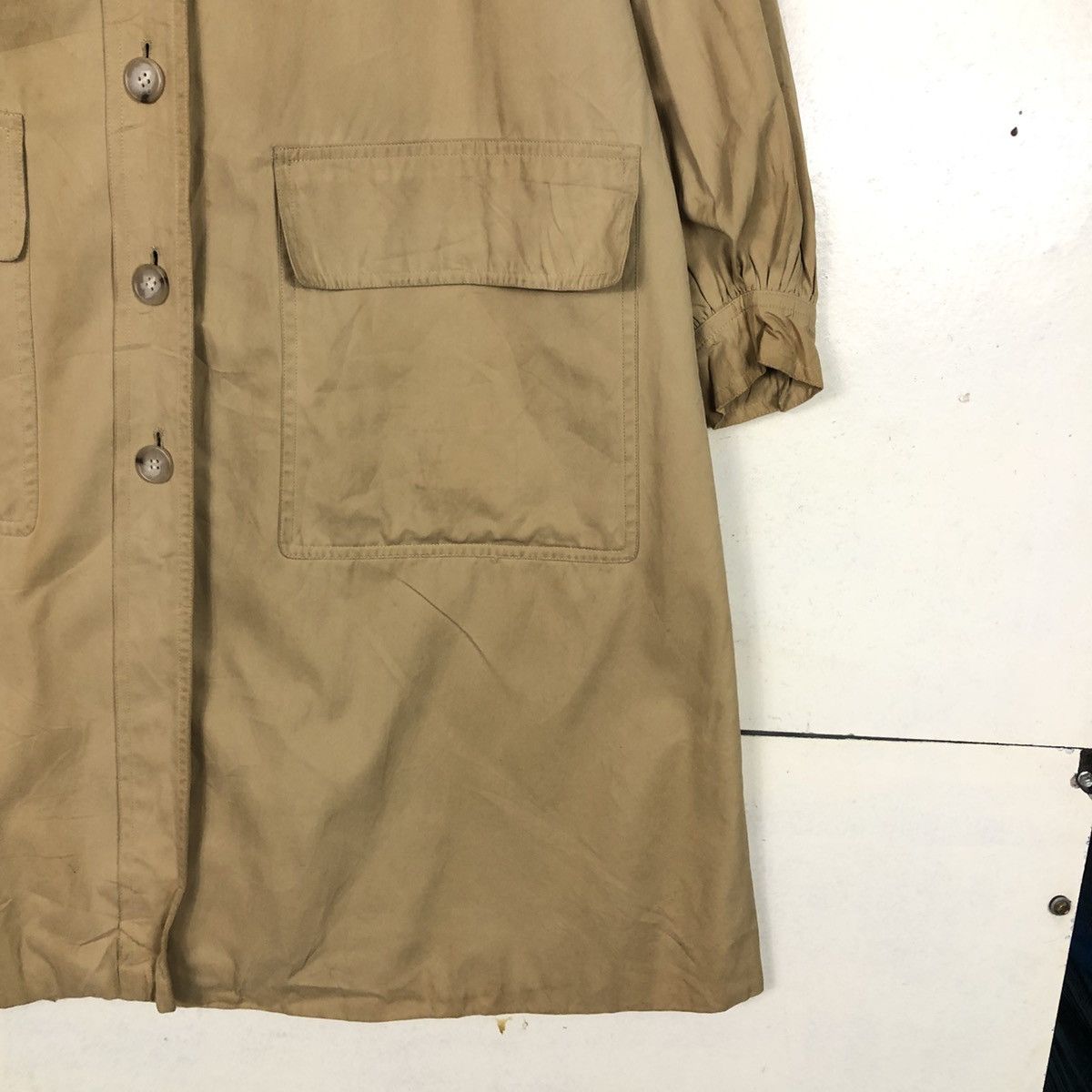 Yves Saint Laurent Vintage Long Jacket Button Yves Saint Laurent Size US M / EU 48-50 / 2 - 8 Thumbnail