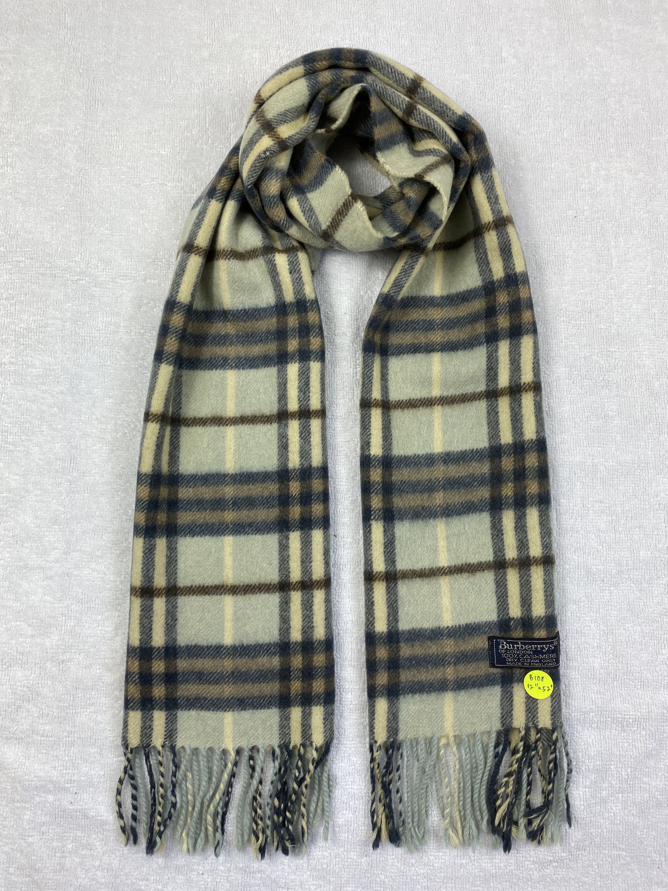 Burberry Burberry Cashmere Scarf / Muffler / Neckwear Size ONE SIZE - 1 Thumbnail
