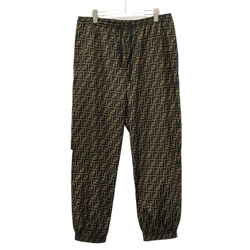Fendi Fendi Brown Casual Pants for Men 0089 Size US 44 / EU 60 - 1 Thumbnail