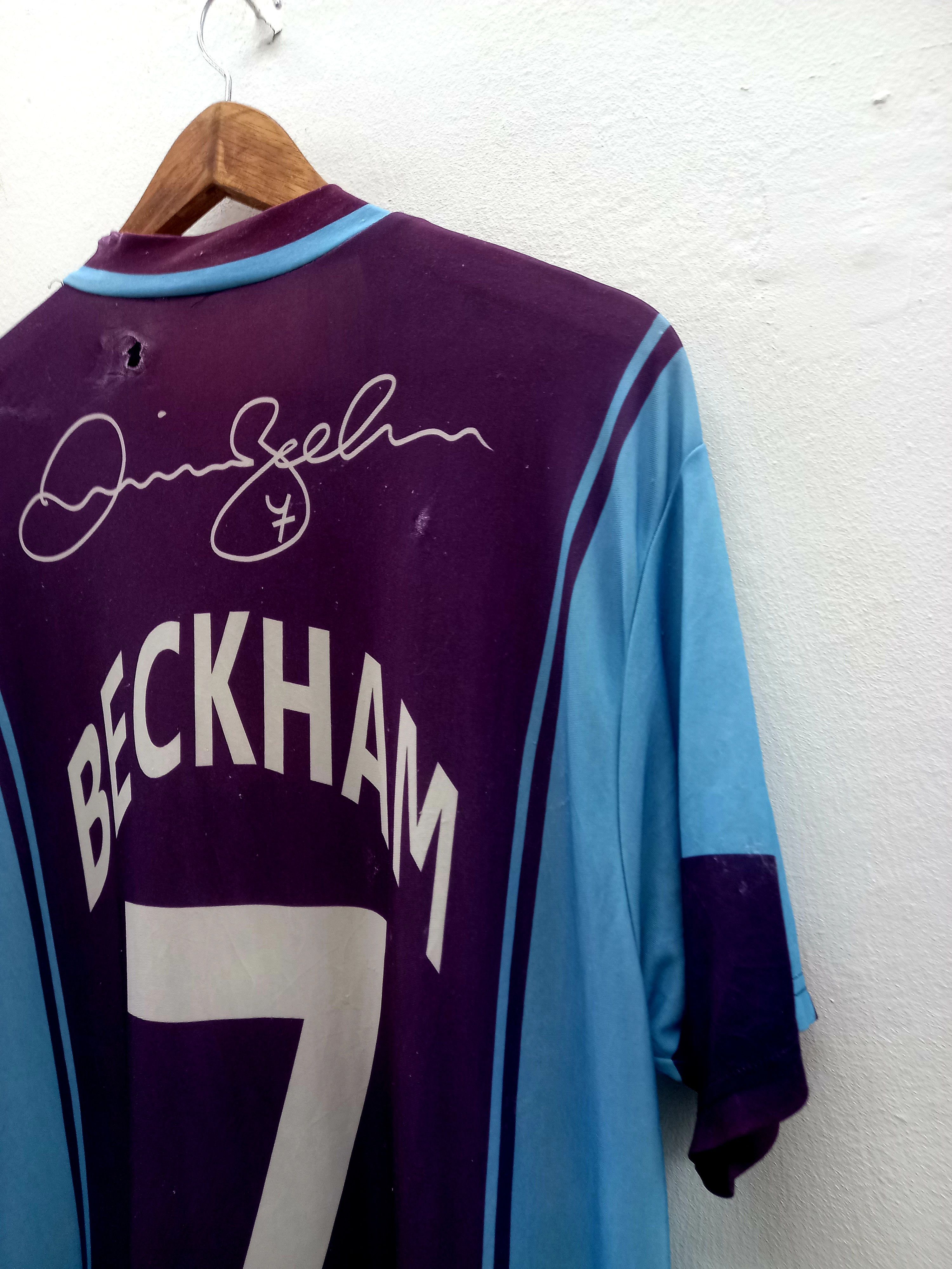 Pepsi David Beckham 2000s Pepsi Jersey ( DISTRESSED ) Size US L / EU 52-54 / 3 - 4 Thumbnail