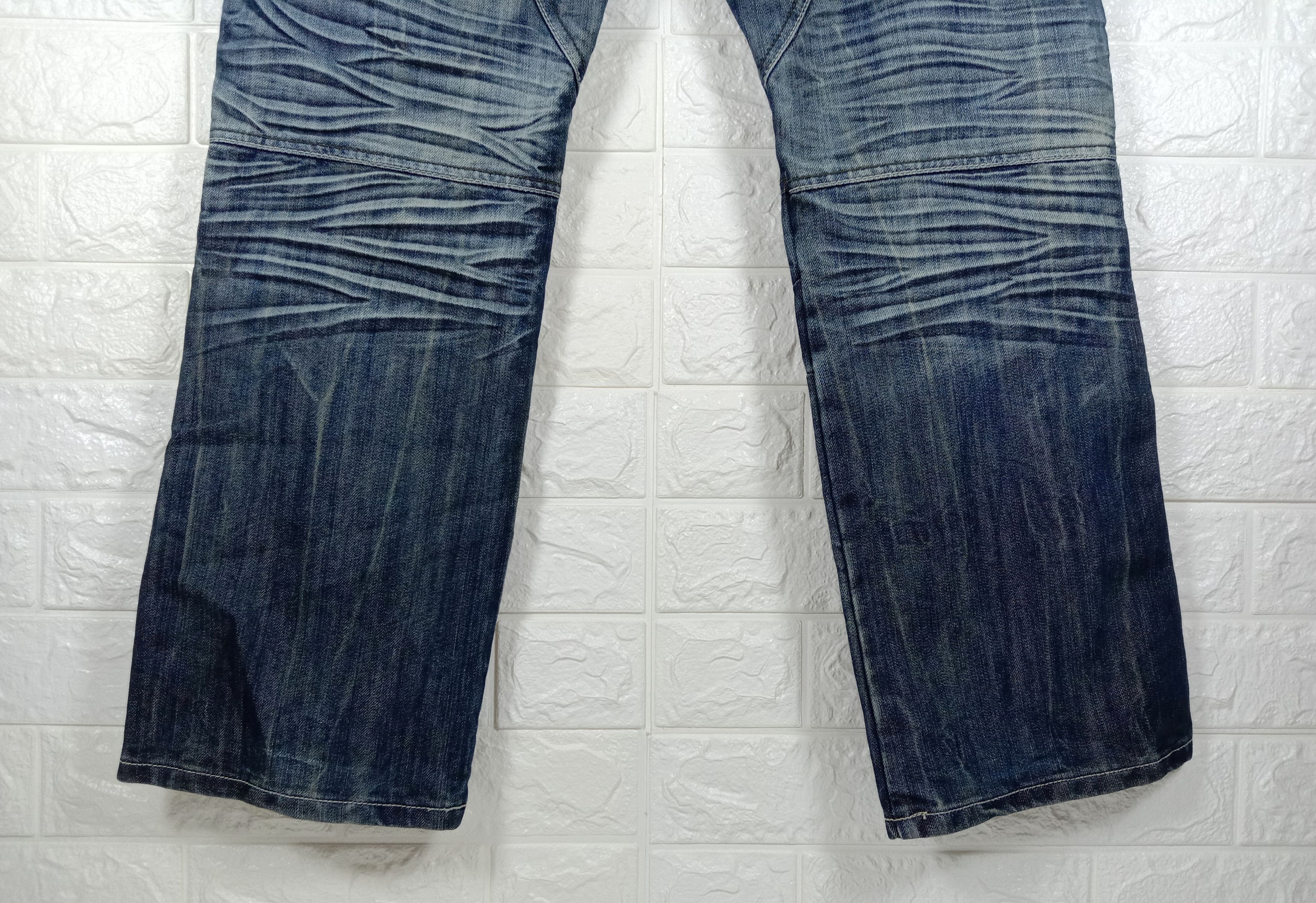 Japanese Brand Vintage Japanese Benzini Multi Pocket Buckle Back Jeans Size US 32 / EU 48 - 8 Thumbnail
