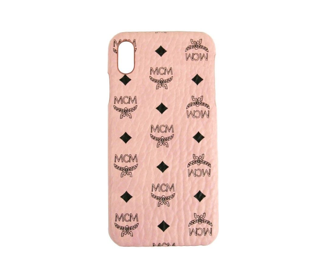 MCM Unisex Soft Pink Visetos iPhone XS Max Cell Phone Case Size ONE SIZE - 1 Thumbnail