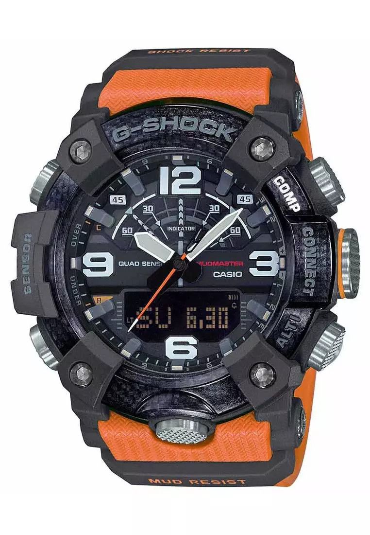 Casio × G Shock Casio G-SHOCK - Orange Black GG-B100-1A9DR Mudmaster Size ONE SIZE - 1 Thumbnail