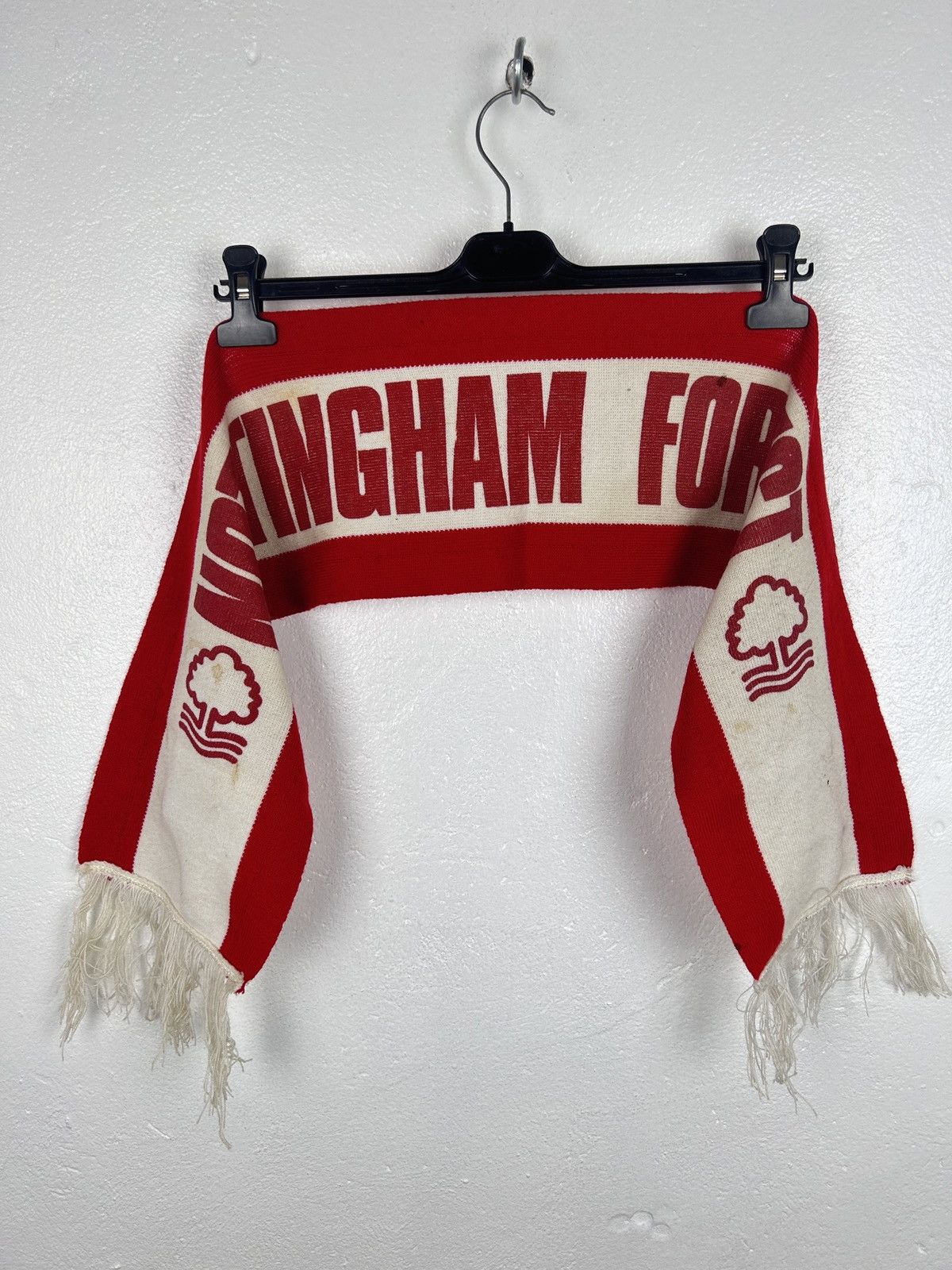 Vintage 80s Vintage Nottingham Forest Soccer Football Fanwear Scarf Size ONE SIZE - 1 Thumbnail