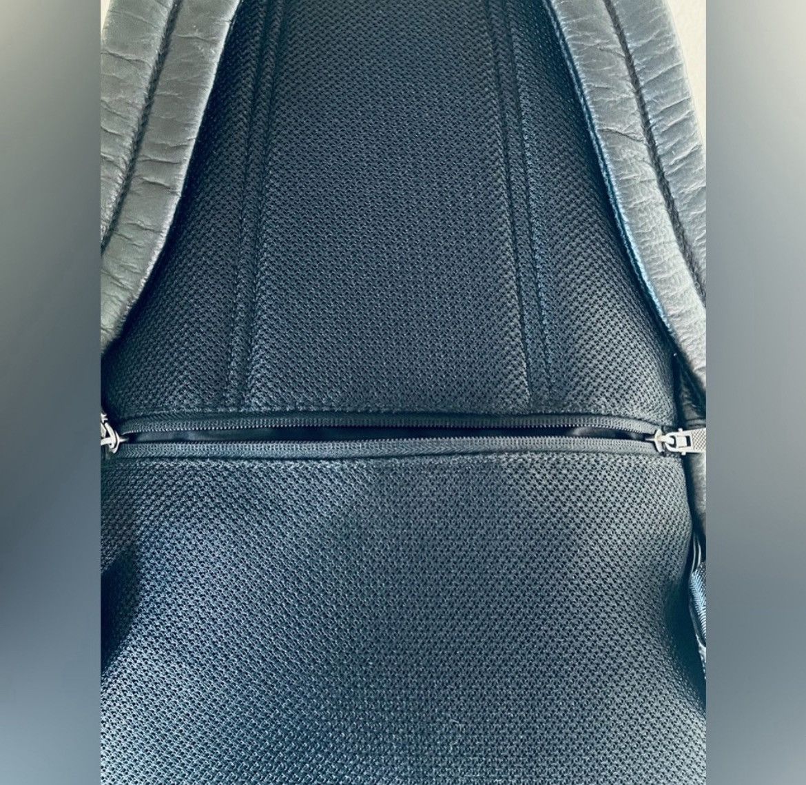 Diesel Diesel Men Large Capacity Leather Backpack Black Blue Size ONE SIZE - 7 Thumbnail