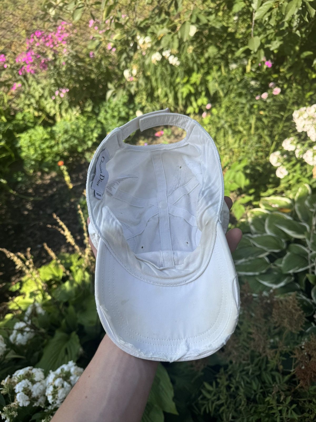Dior Christian Dior Team Distressed 10A Cap hat Size ONE SIZE - 6 Thumbnail