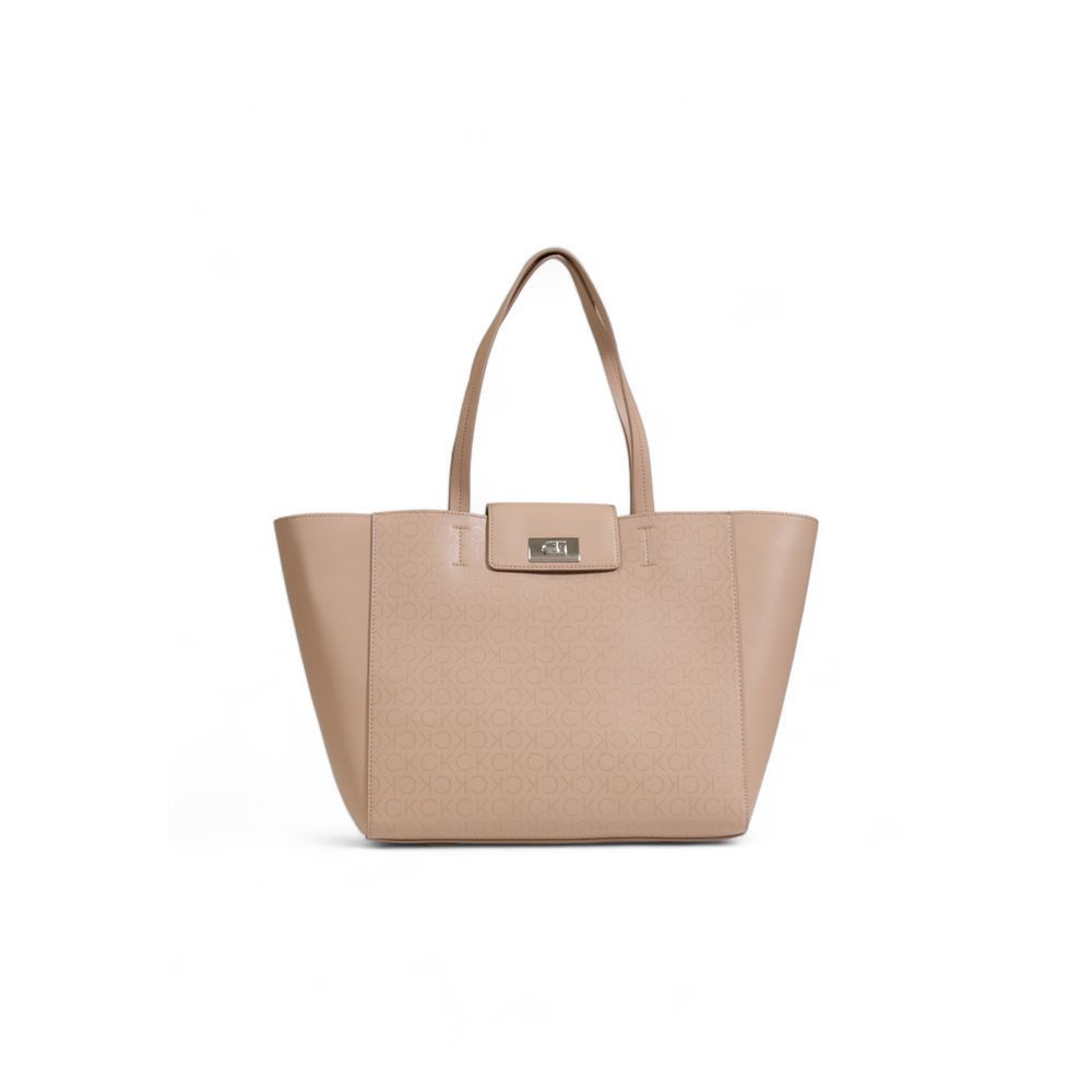 Calvin Klein Beige Recycled Polyester Women's Handbag Size ONE SIZE - 1 Thumbnail